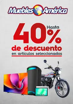 Vista previa de Muebles America catálogo, nuevo folleto de la tienda, válido en México a partir del 22/07/2026