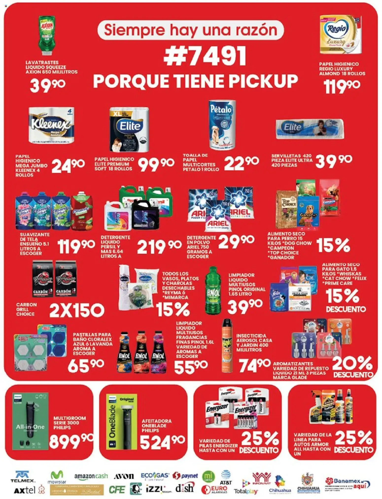 Nuevas ofertas de Alsuper válidas en toda la República Mexicana desde el 18/09/2026. ¡Encuentra las mejores ofertas en Alsuper katalog! | Página: 5 | Productos: Limpiador, Papel higiénico, Top, Pilas