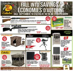 Preview of Cabelas weekly flyer / circulaire from shop Cabelas valid from Sep 10, 2026