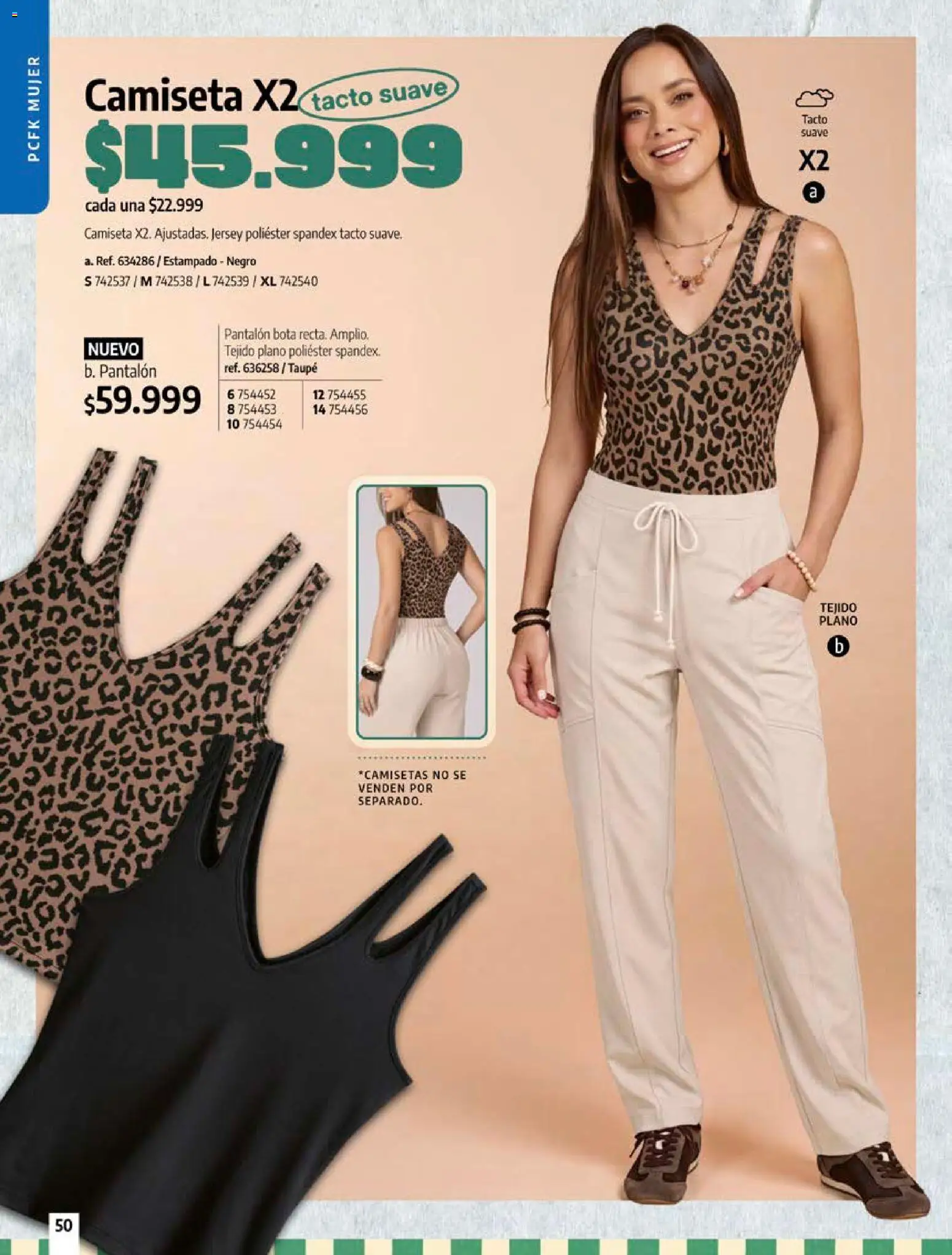 Pacifika revista - valida desde el 18/09/2026 | Página: 50 | Productos: Camiseta