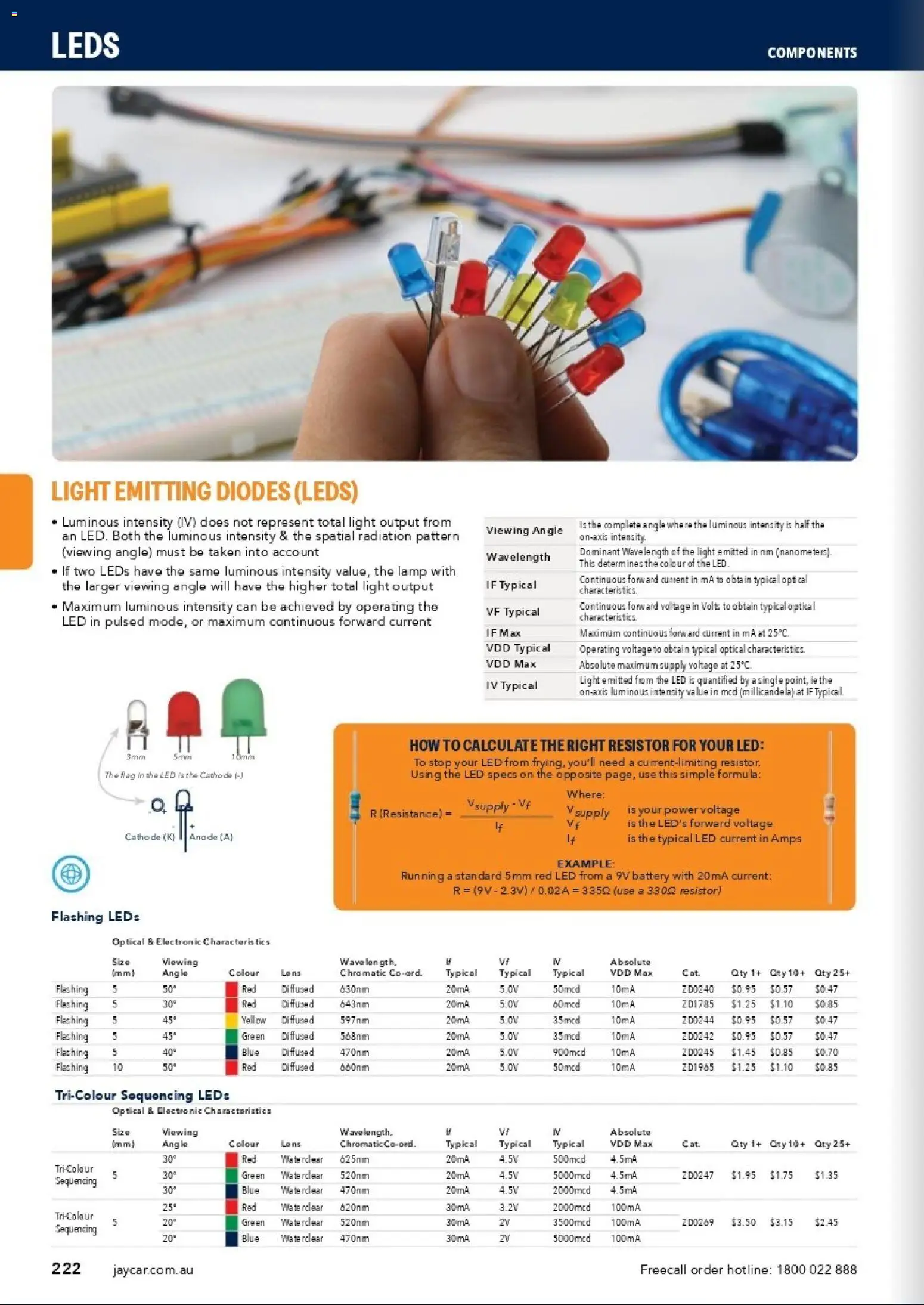 Jaycar catalogue - valid from 31/08/2026 | Page: 220 | Products: Lamp, Light, 9v battery, Nano