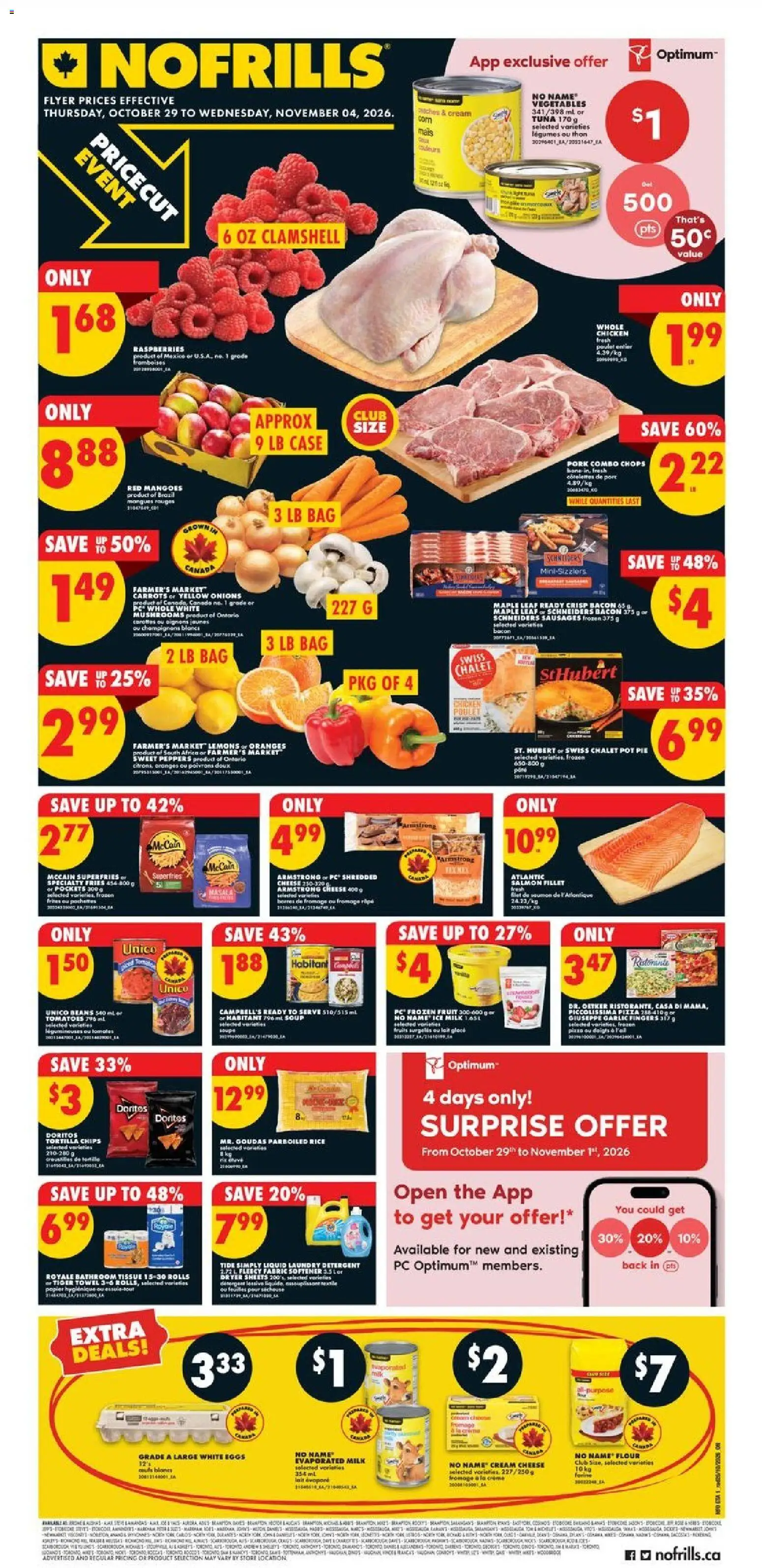 No Frills flyer valid from Oct 29, 2026 | Page: 1
