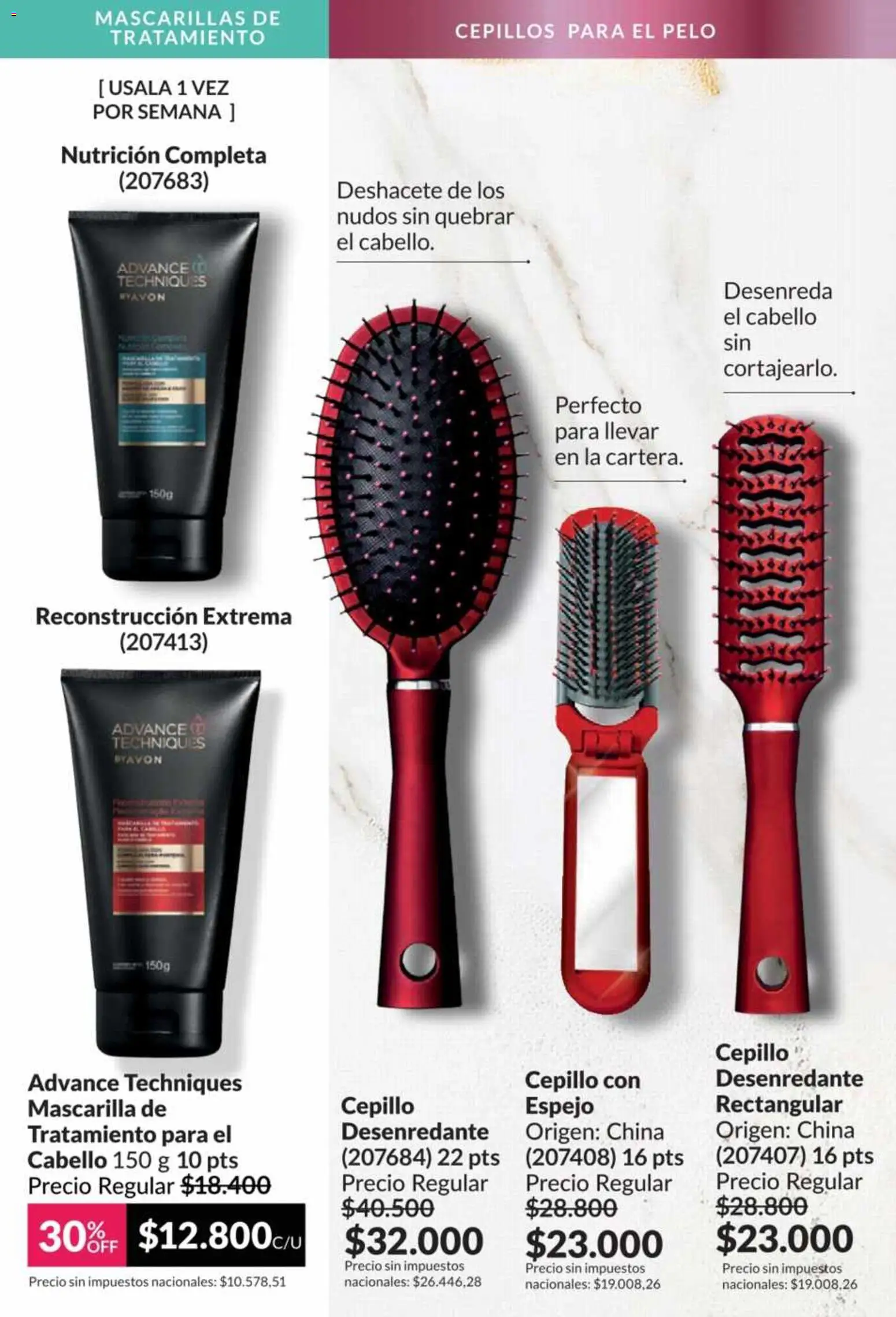 Catálogo AVON Campaña 5/2026 │ válido desde el 01.05.2026 | Página: 192 | Productos: Mascarilla, Espejo, Cepillo