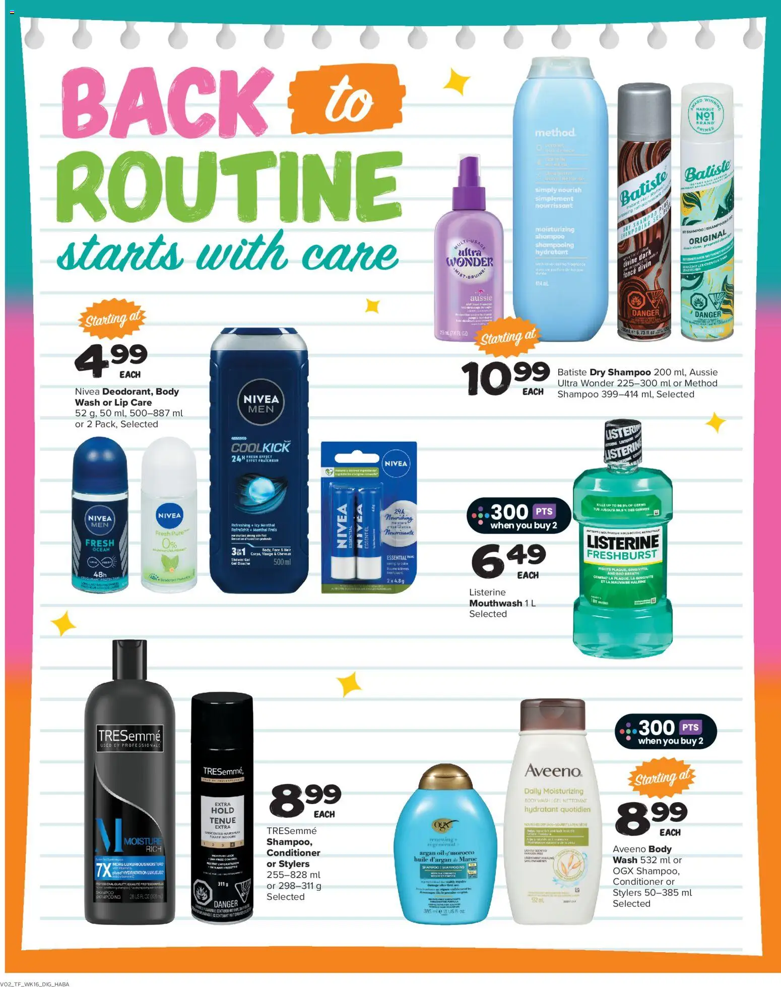 Thrifty Foods flyer valid from Aug 13, 2026 | Page: 14 | Products: Coconut, Listerine, Shampoo, Body wash