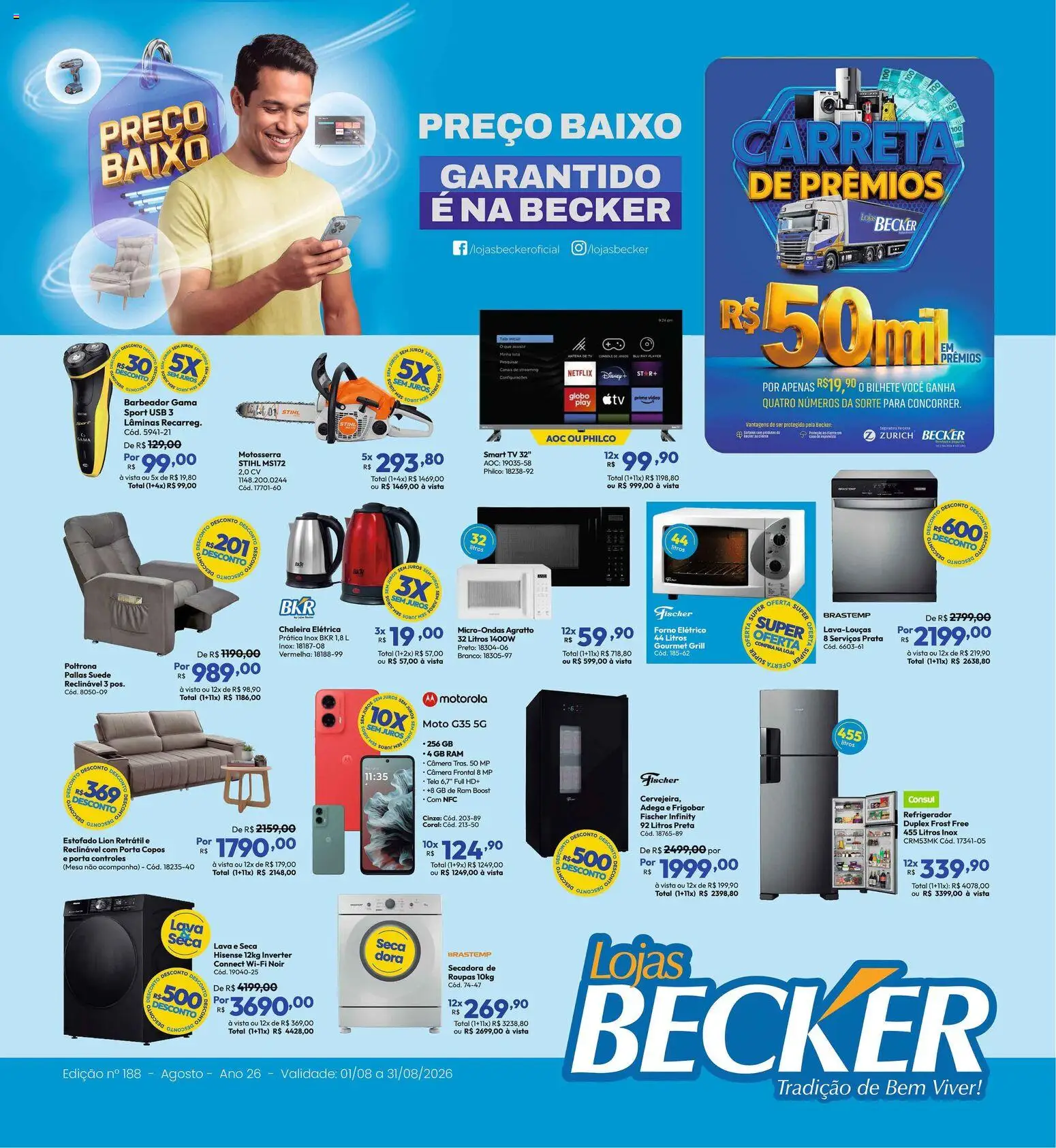 Lojas Becker Folheto - válido de 01/08/2026 | Página: 1
