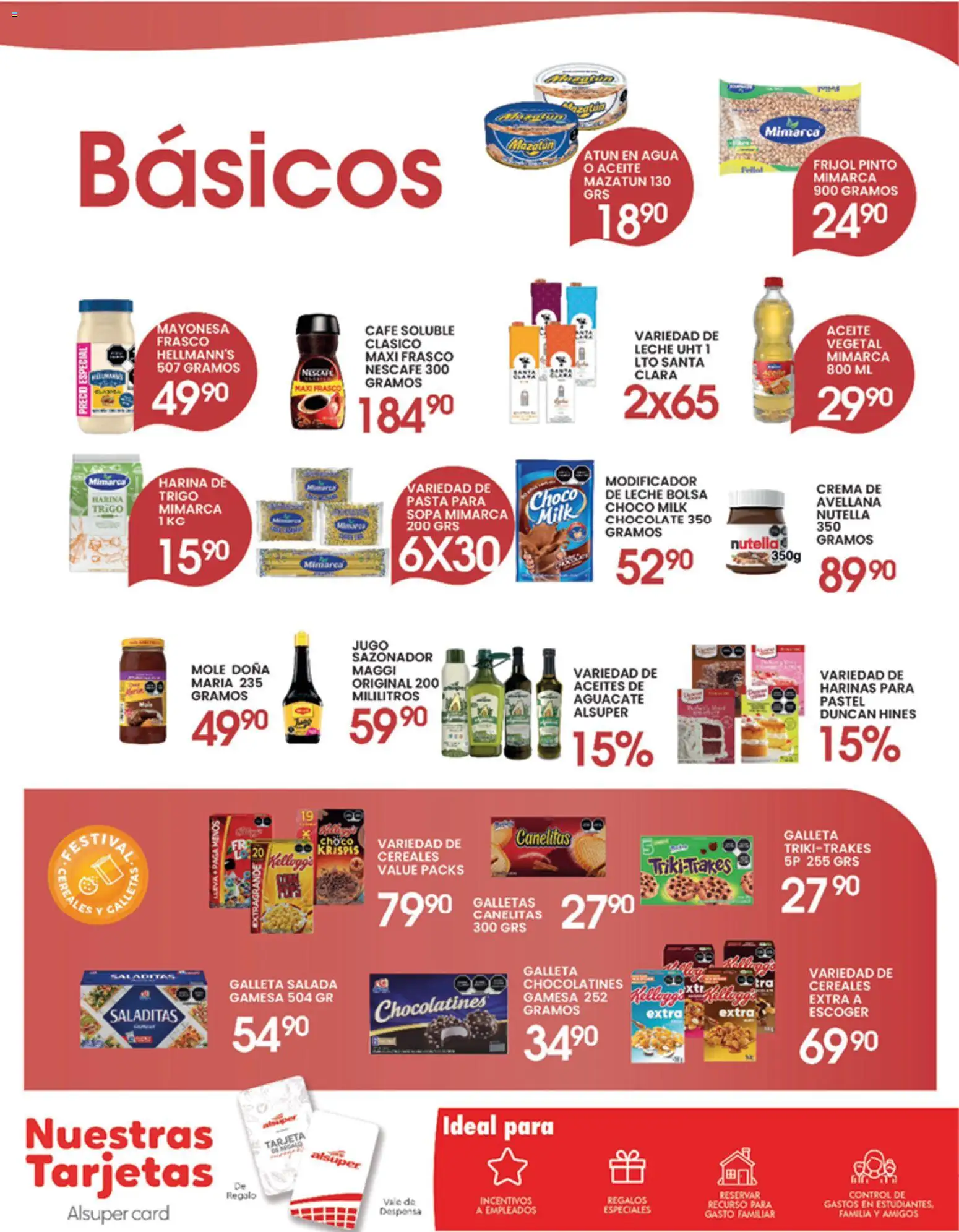 Nuevas ofertas de Alsuper válidas en toda la República Mexicana desde el 05.05.2026. ¡Encuentra las mejores ofertas en Alsuper folleto Laguna! | Página: 6 | Productos: Agua, Aceite, Chocolate, Cereales