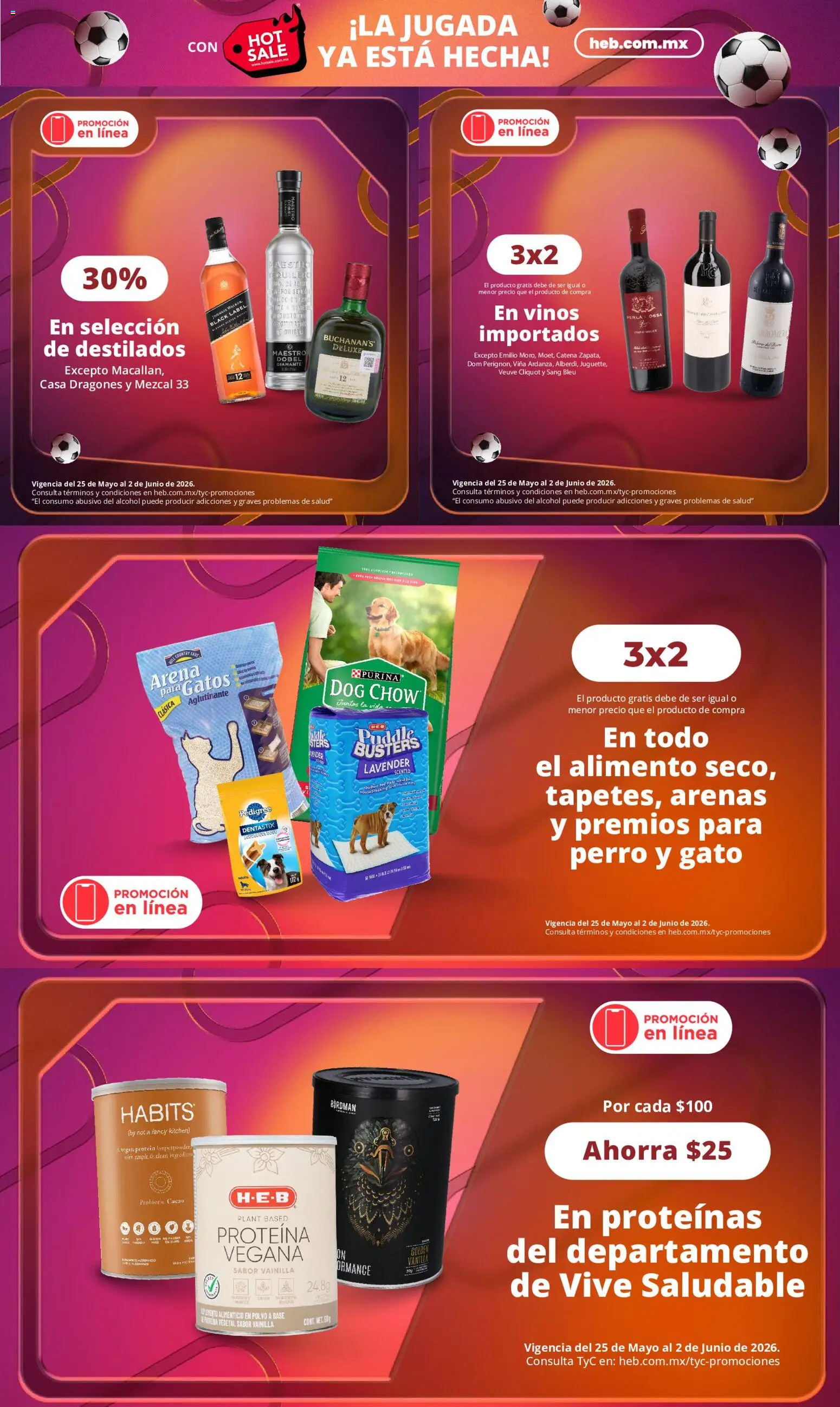 Nuevas ofertas de H-E-B válidas en toda la República Mexicana desde el 25.05.2026. ¡Encuentra las mejores ofertas en H-E-B Hot Sale! | Página: 6 | Productos: Cacao, Polvo