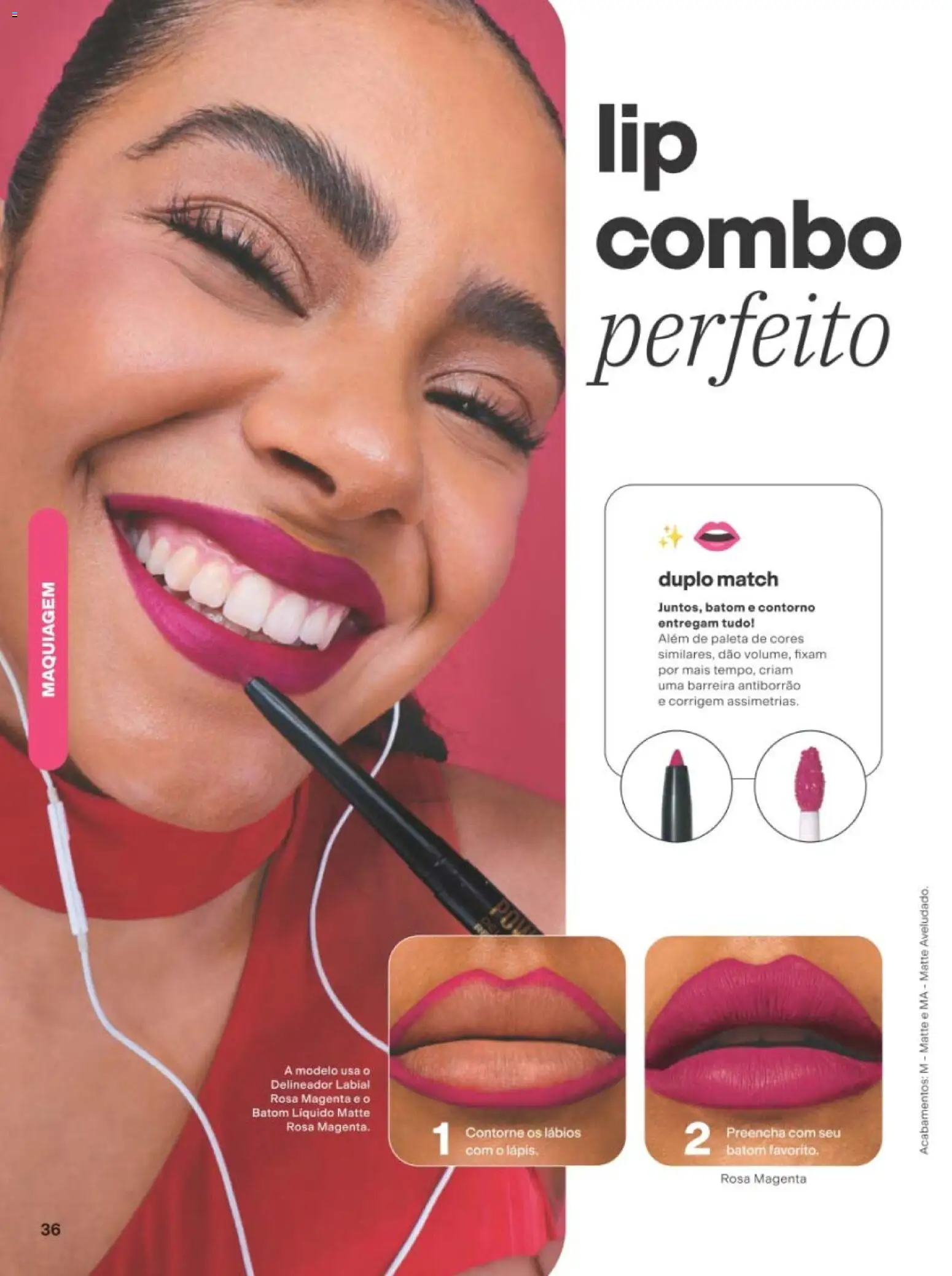 Avon Folheto - válido de 01/09/2026 | Página: 36 | Produtos: Maquiagem, Delineador, Batom