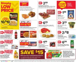 Preview of Giant weekly ads valid from 07/31/2026 | Page: 4 | Products: Cheese, Pork, Water, Dryer
