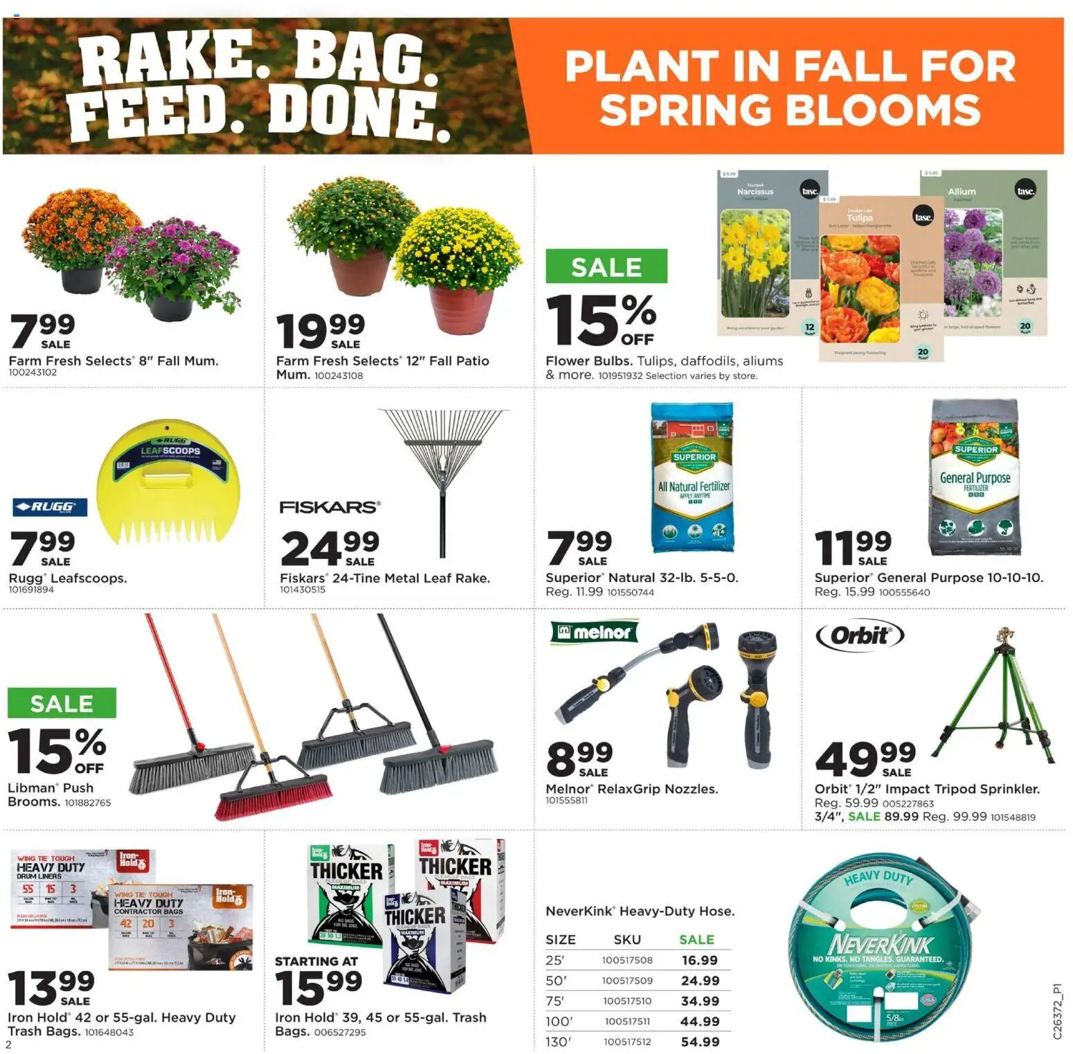 Mills Fleet Farm Ad - valid from 09/08/2026 | Page: 2 | Products: Fertilizer, Iron