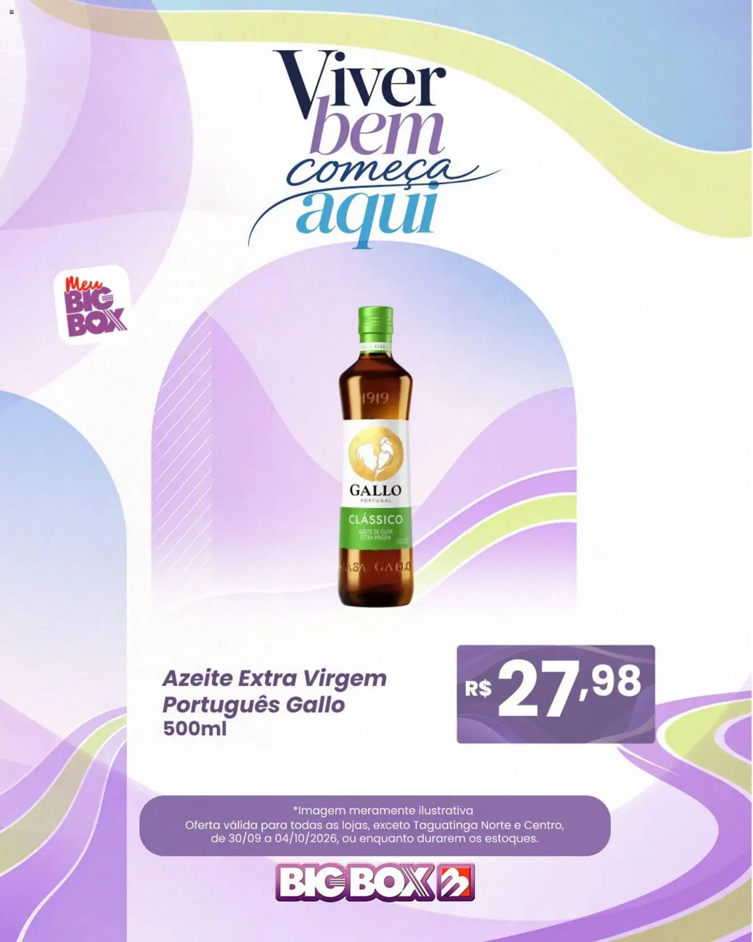 Big Box Folheto - válido de 30/09/2026 | Página: 3 | Produtos: Azeite extra virgem, Azeite de oliva, Azeite
