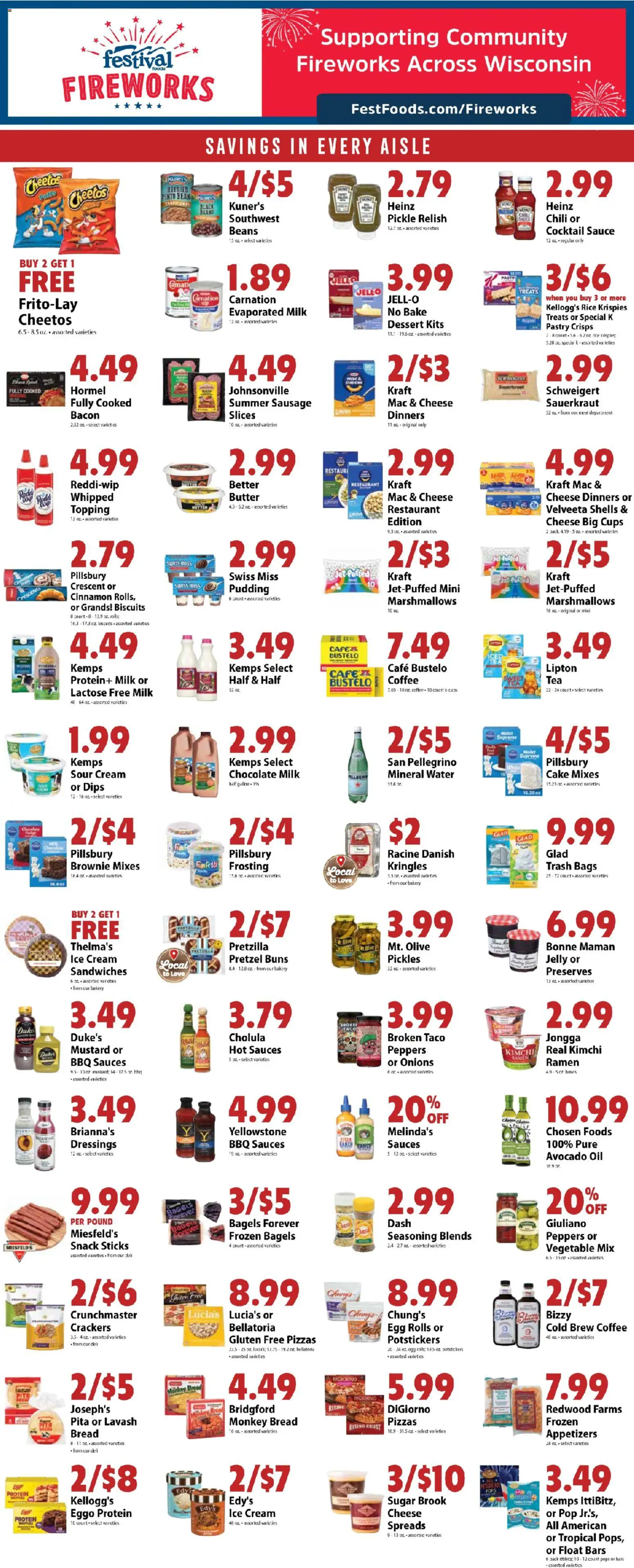 Festival Foods Weekly Ad - valid from 07/01/2026 | Page: 7 | Products: Bakery, Milk, Cheese, Chocolate