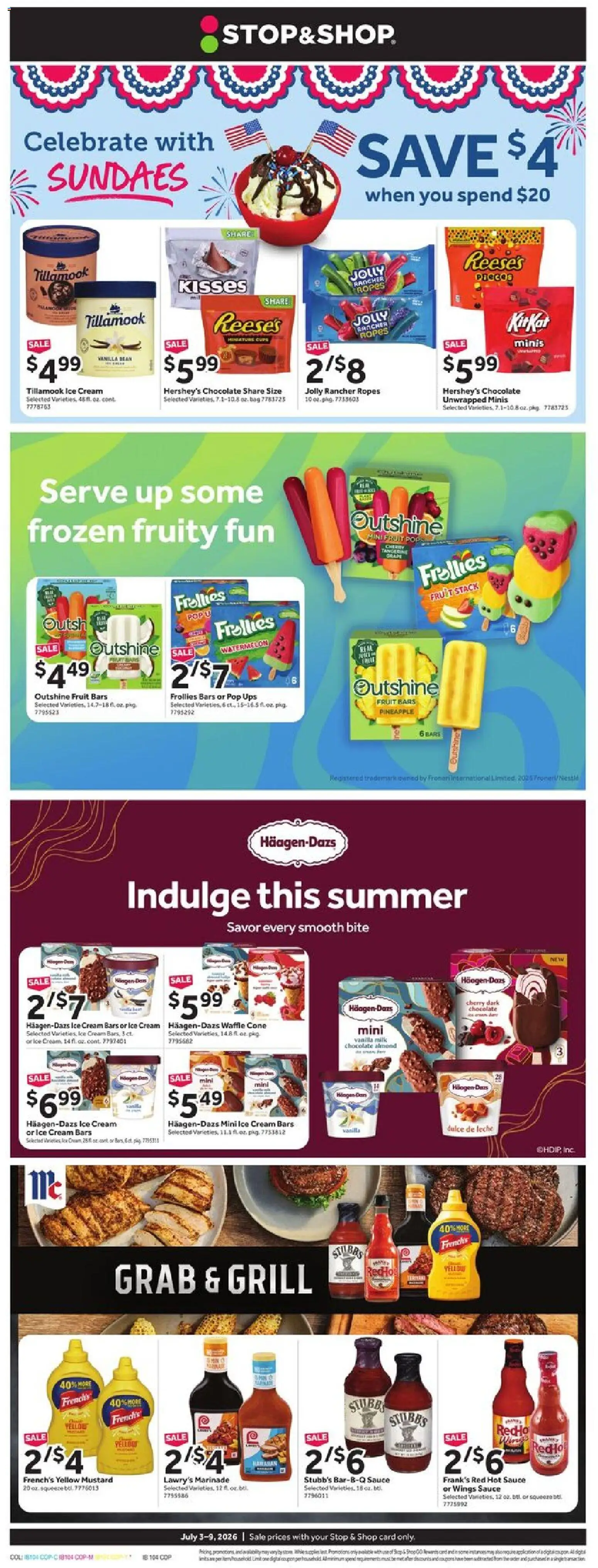 Stop & Shop Weekly Circular - CT - valid from 07/03/2026 | Page: 11 | Products: Milk, Chocolate, Cream, Grill