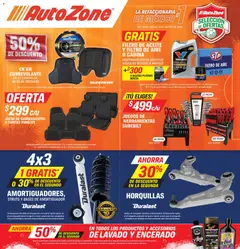 Vista previa de AutoZone catálogo, nuevo folleto de la tienda, válido en México a partir del 28/06/2026