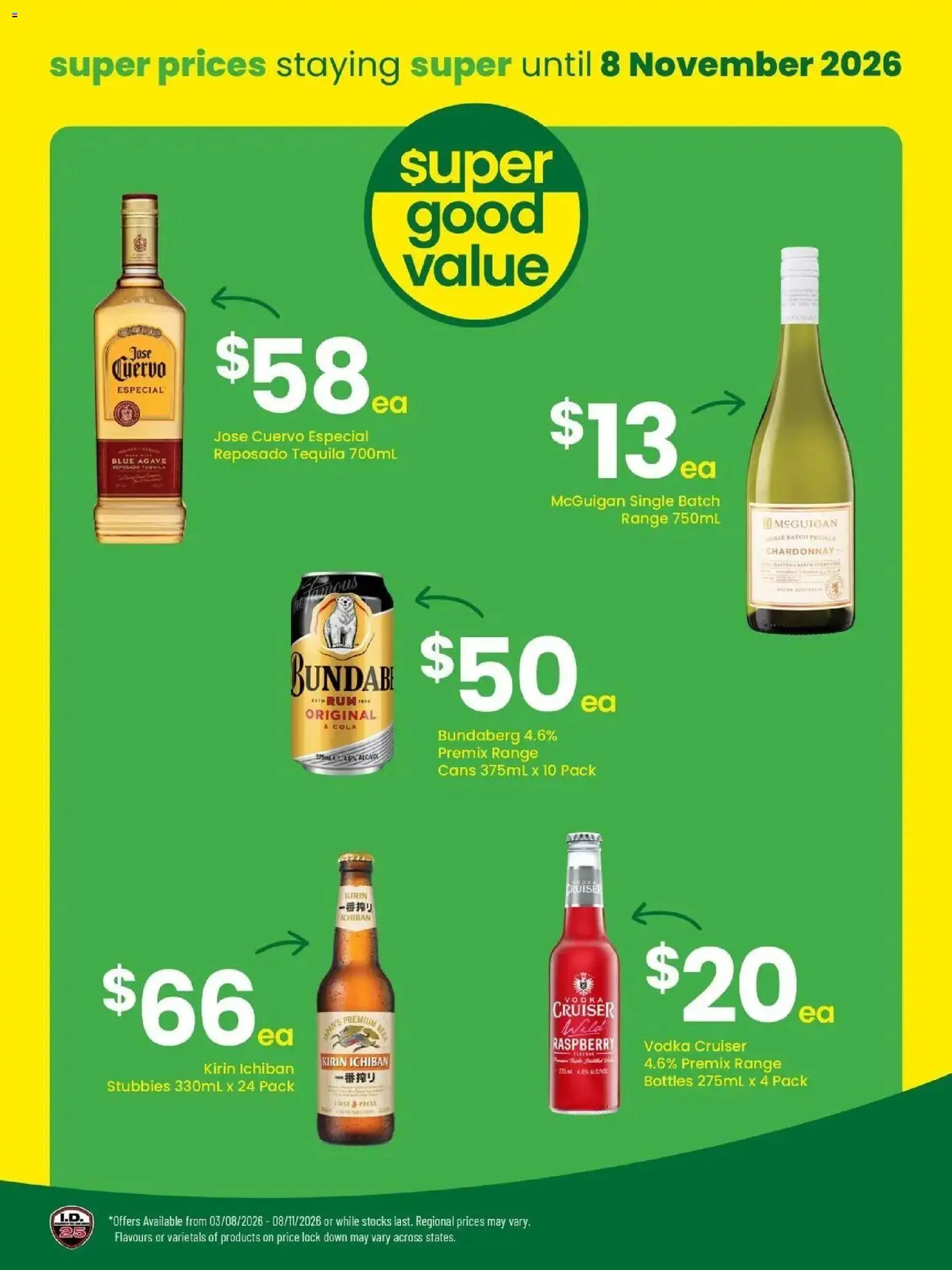 The Bottle-O catalogue - valid from 31/08/2026 | Page: 4 | Products: Agave, Tequila, Vodka, Raspberry