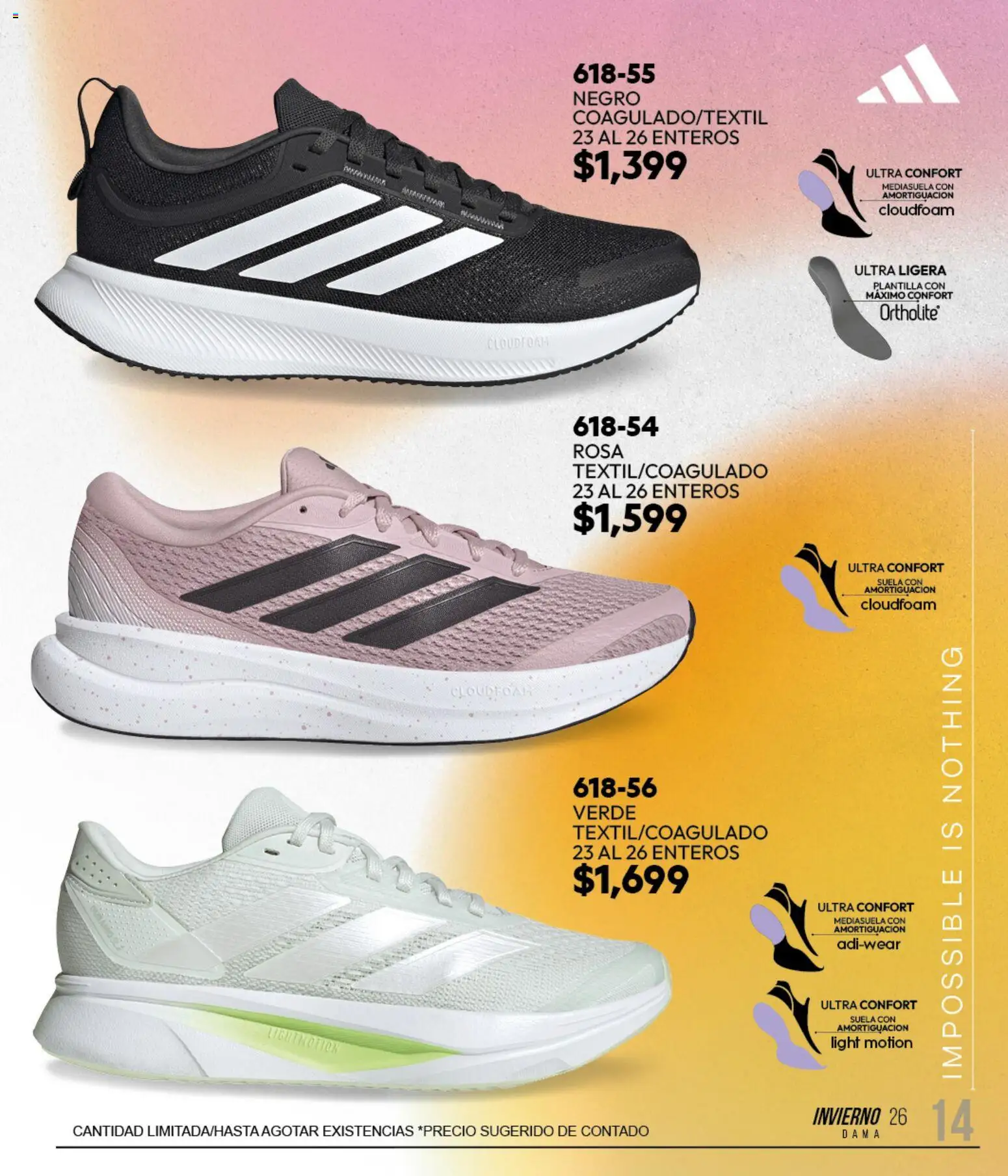 Nuevas ofertas de Cklass válidas en toda la República Mexicana desde el 11/09/2026. ¡Encuentra las mejores ofertas en Cklass catálogo Sportbrands Dama Invierno! | Página: 17