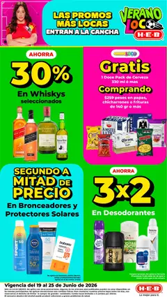 Vista previa de H-E-B folleto, nuevo folleto de la tienda, válido en México a partir del 19.06.2026