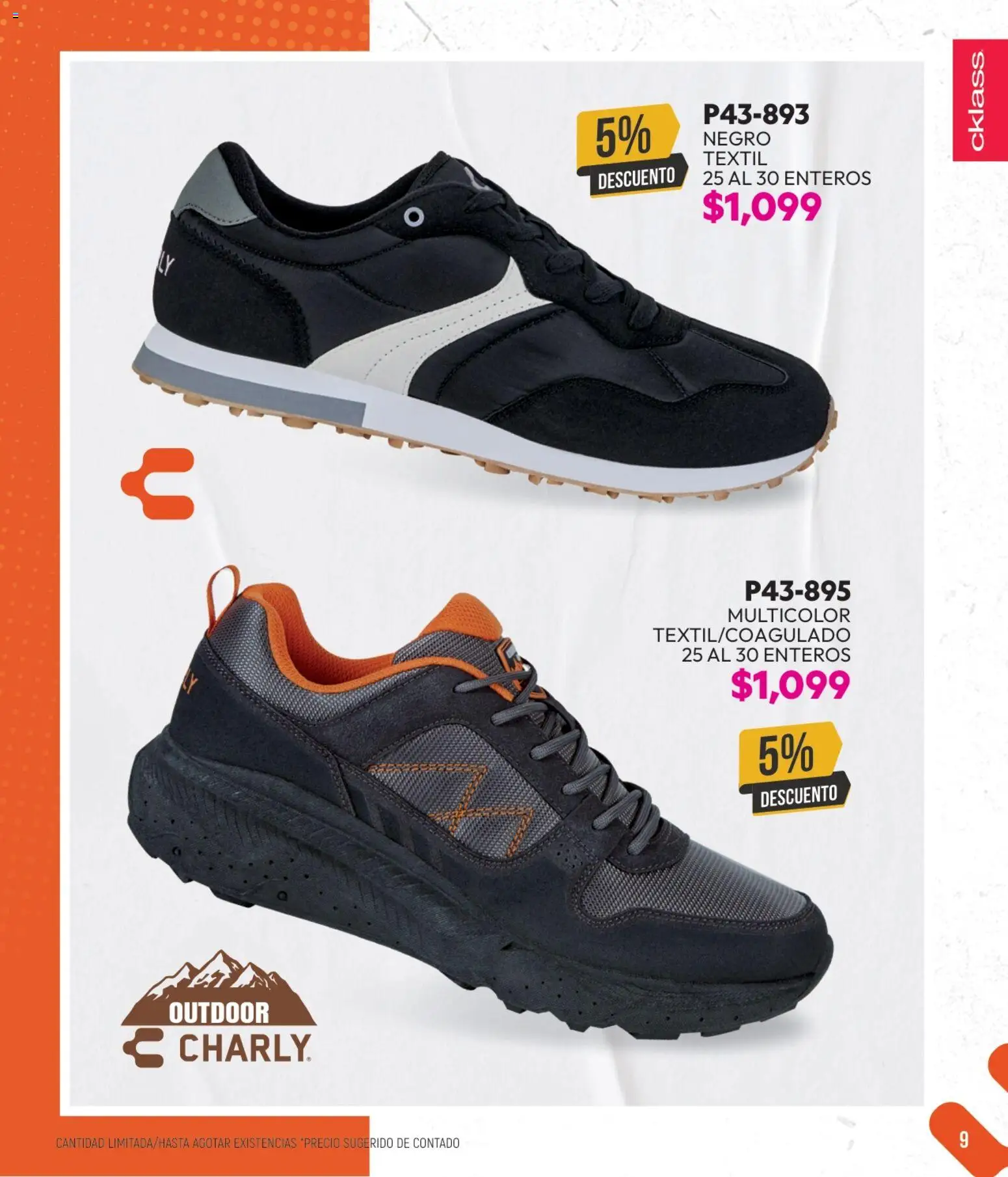 Nuevas ofertas de Cklass válidas en toda la República Mexicana desde el 01.06.2026. ¡Encuentra las mejores ofertas en Cklass catálogo Especial Charly! | Página: 9