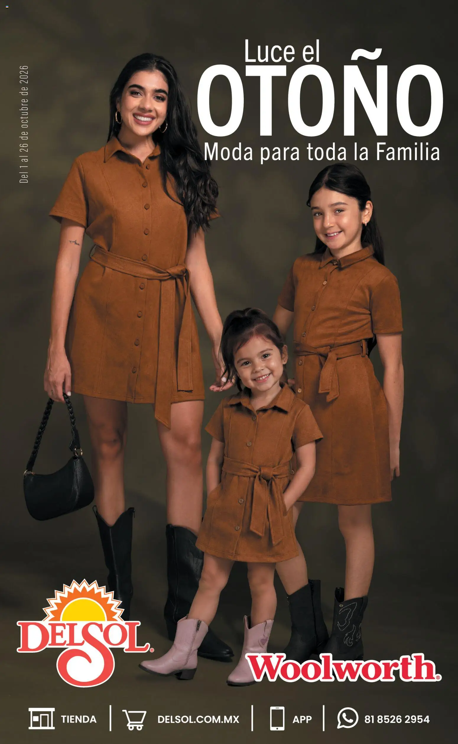 Nuevas ofertas de Del Sol y Woolworth válidas en toda la República Mexicana desde el 01/10/2026. ¡Encuentra las mejores ofertas en Del Sol y Woolworth catálogo Luce el Otoño! | Página: 1