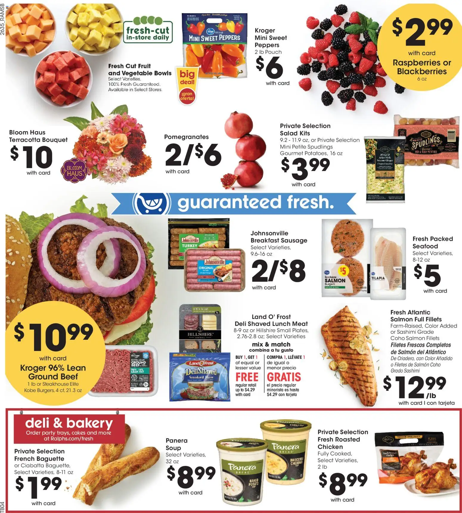 Ralphs Weekly Ad - valid from 09/30/2026 | Page: 12 | Products: Meat, Tilapia, Seafood, Sausage