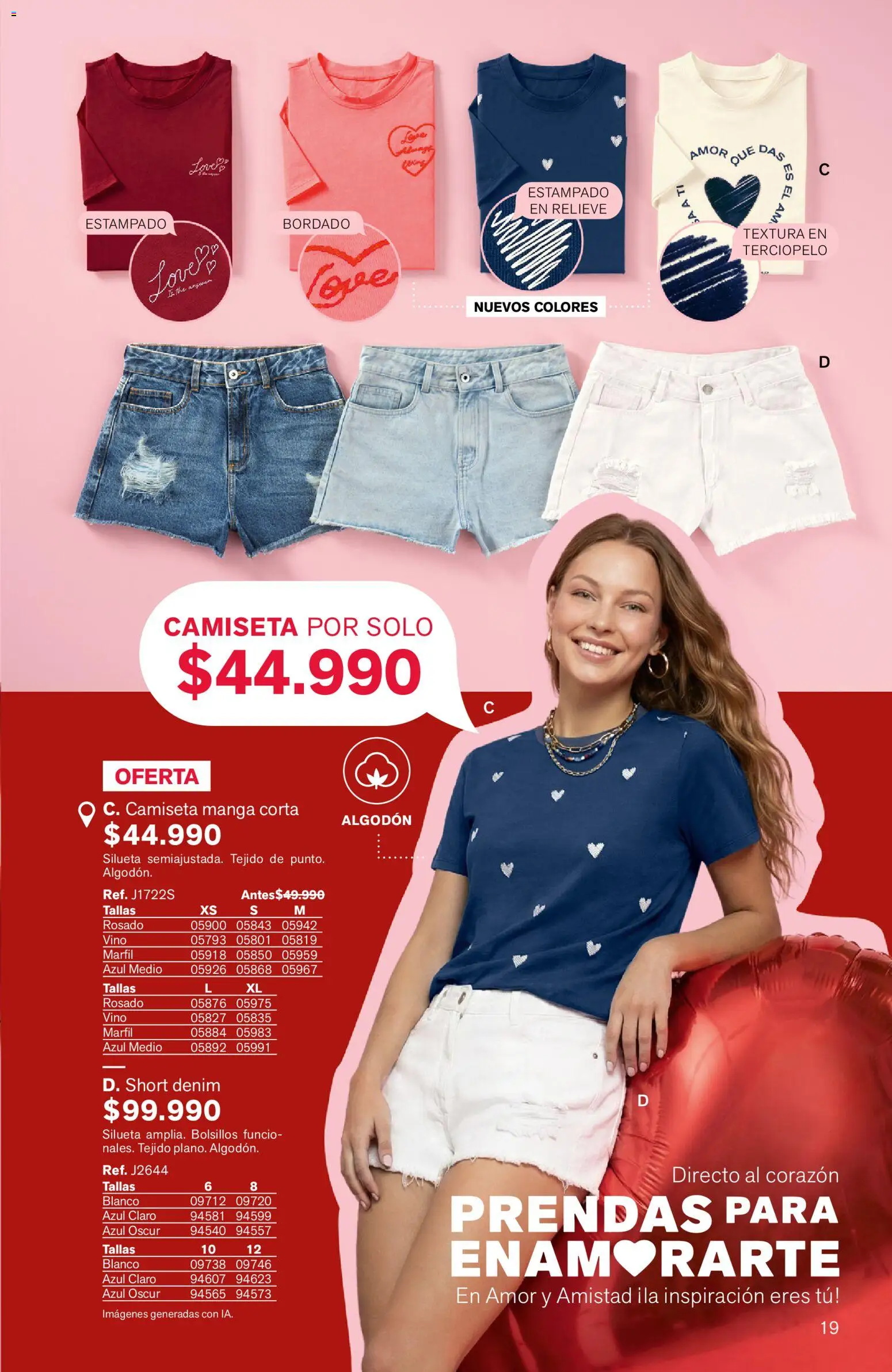 Leonisa revista - valida desde el 24/08/2026 | Página: 19 | Productos: Algodón, Short, Camiseta, Vino
