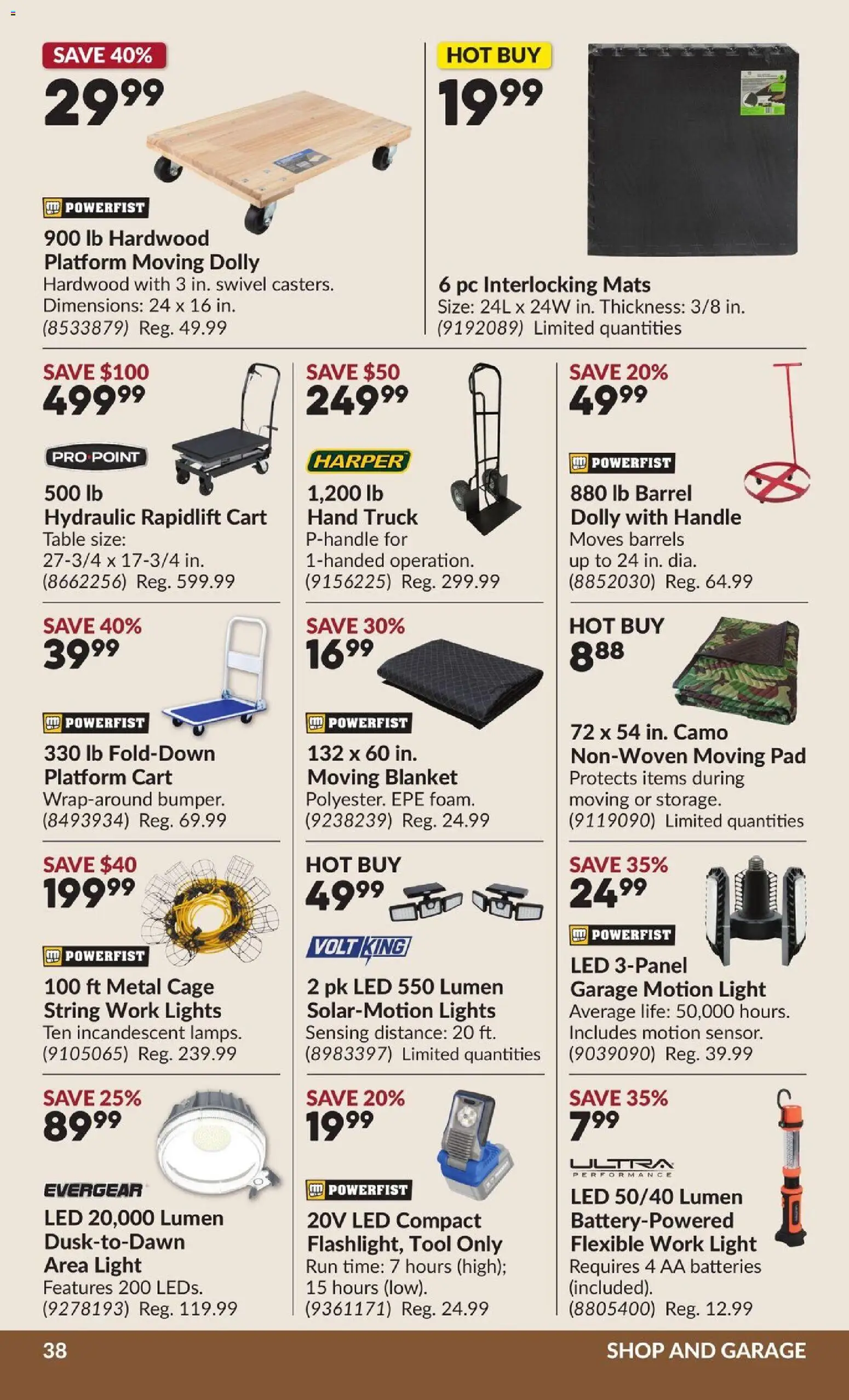 Princess Auto flyer valid from 02.06.2026 | Page: 39 | Products: PC, Blanket, Table