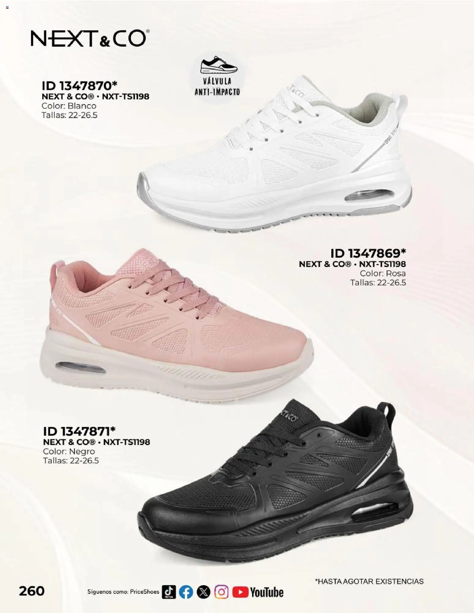 Nuevas ofertas de Price Shoes válidas en toda la República Mexicana desde el 01/10/2026. ¡Encuentra las mejores ofertas en Price Shoes catálogo Exclusivos! | Página: 260