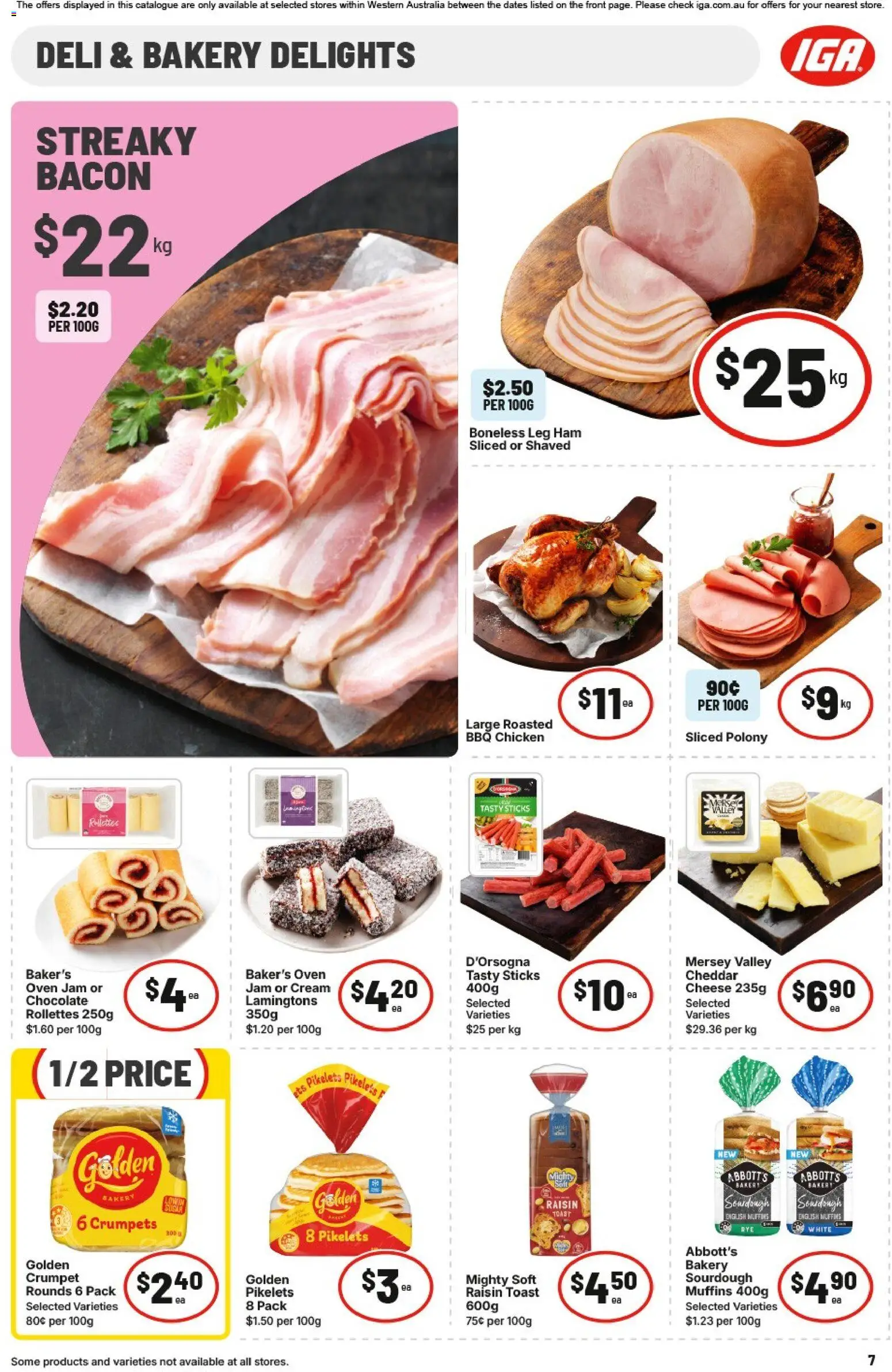 IGA catalogue - valid from 17.06.2026 | Page: 7 | Products: Chocolate, Chicken, Muffins, Oven