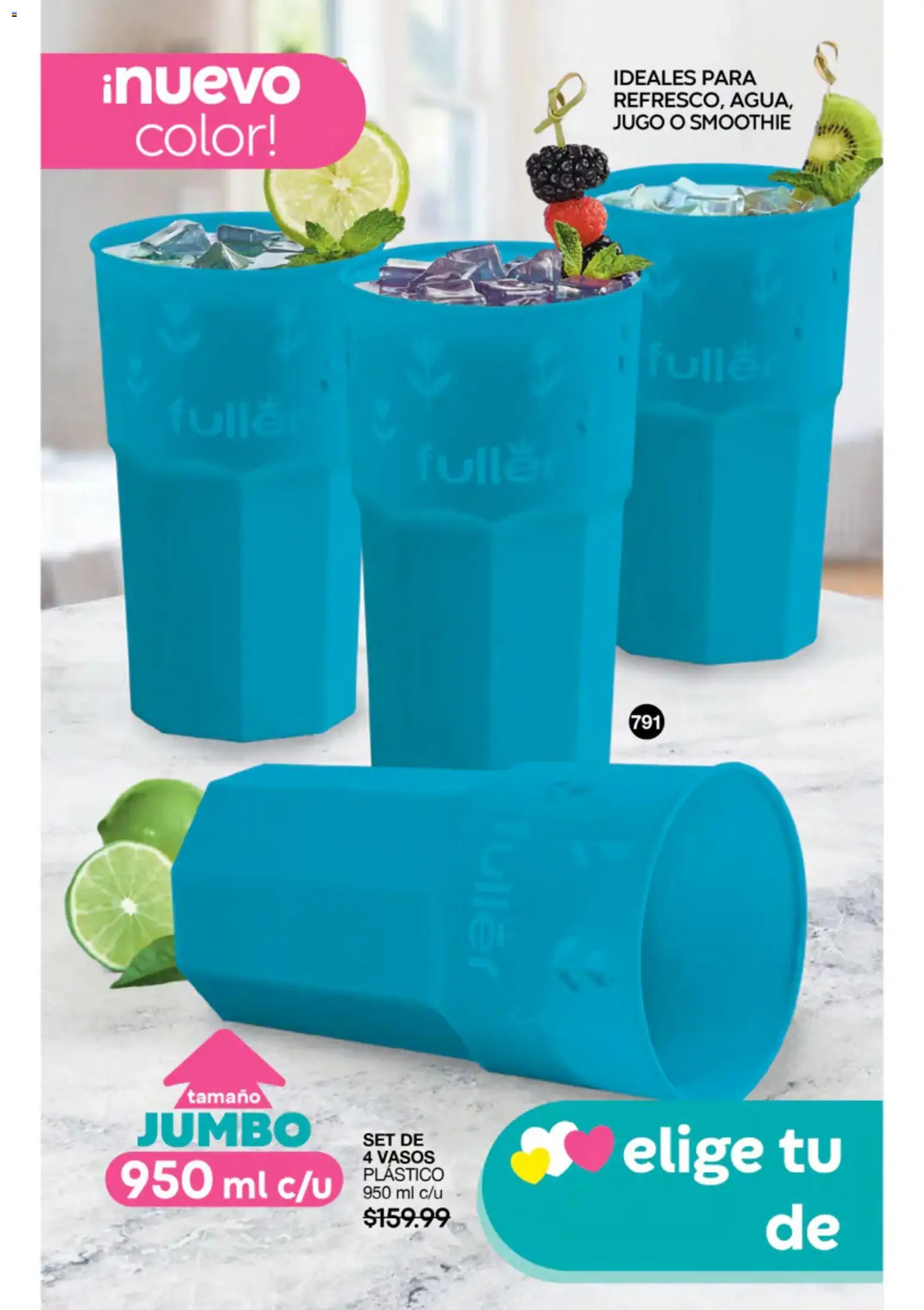 Nuevas ofertas de Fuller válidas en toda la República Mexicana desde el 22/07/2026. ¡Encuentra las mejores ofertas en Fuller campaña 8 2026! | Página: 203 | Productos: Jugo, Vasos