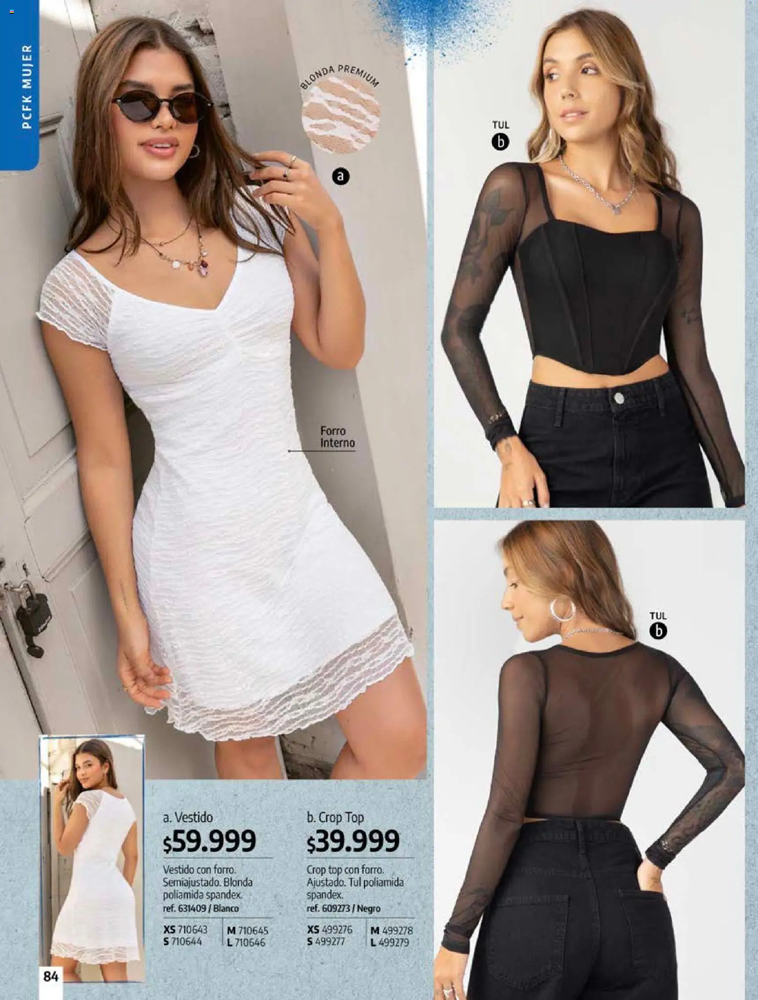 Pacifika revista - valida desde el 12/07/2026 | Página: 84 | Productos: Top, Vestido