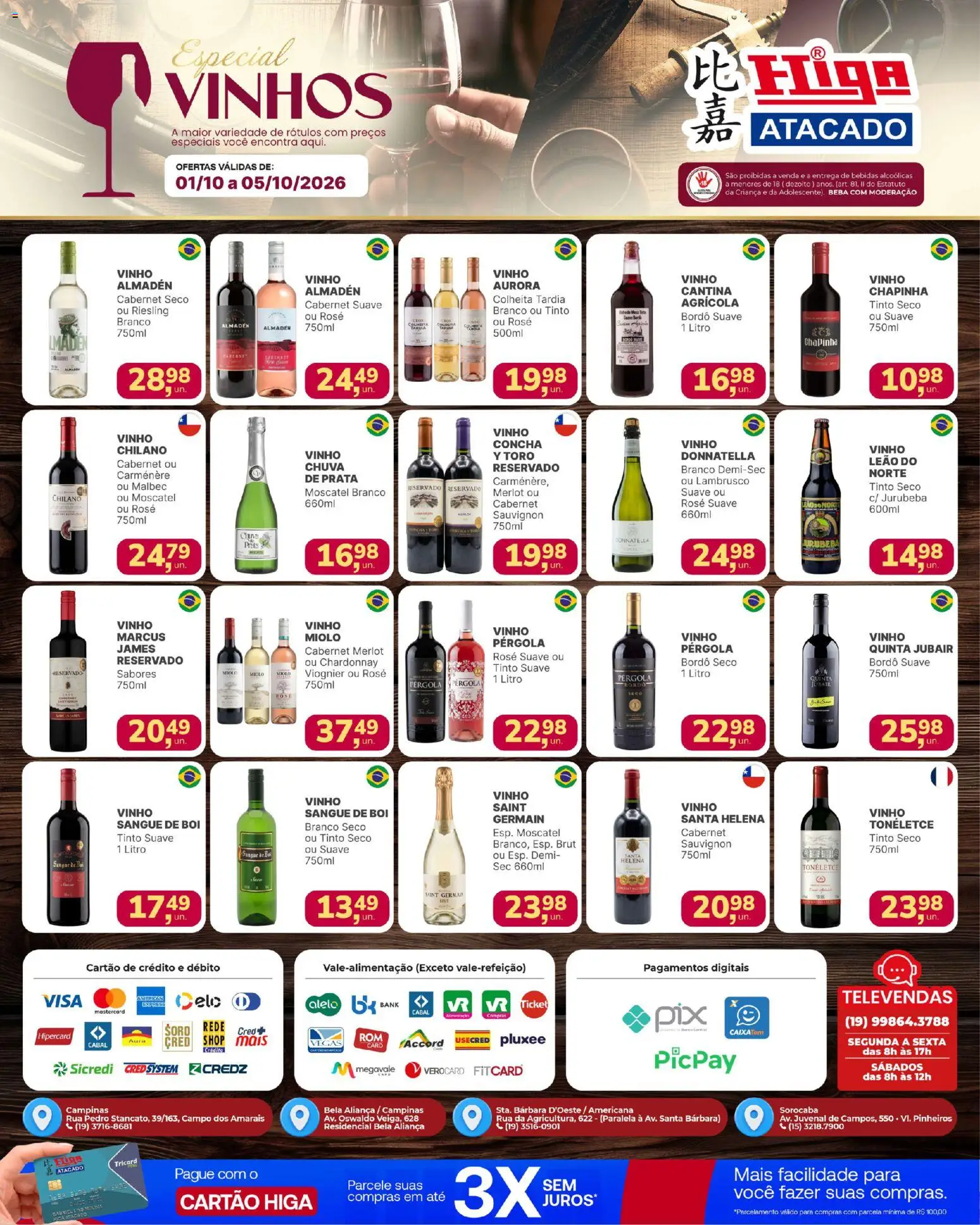 Higa Atacado Quinta-feira 1 Outubro Ofertas Top