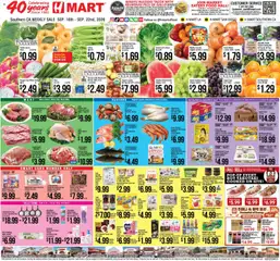 Preview of Hmart weekly ads valid from 09/16/2026 | Page: 1