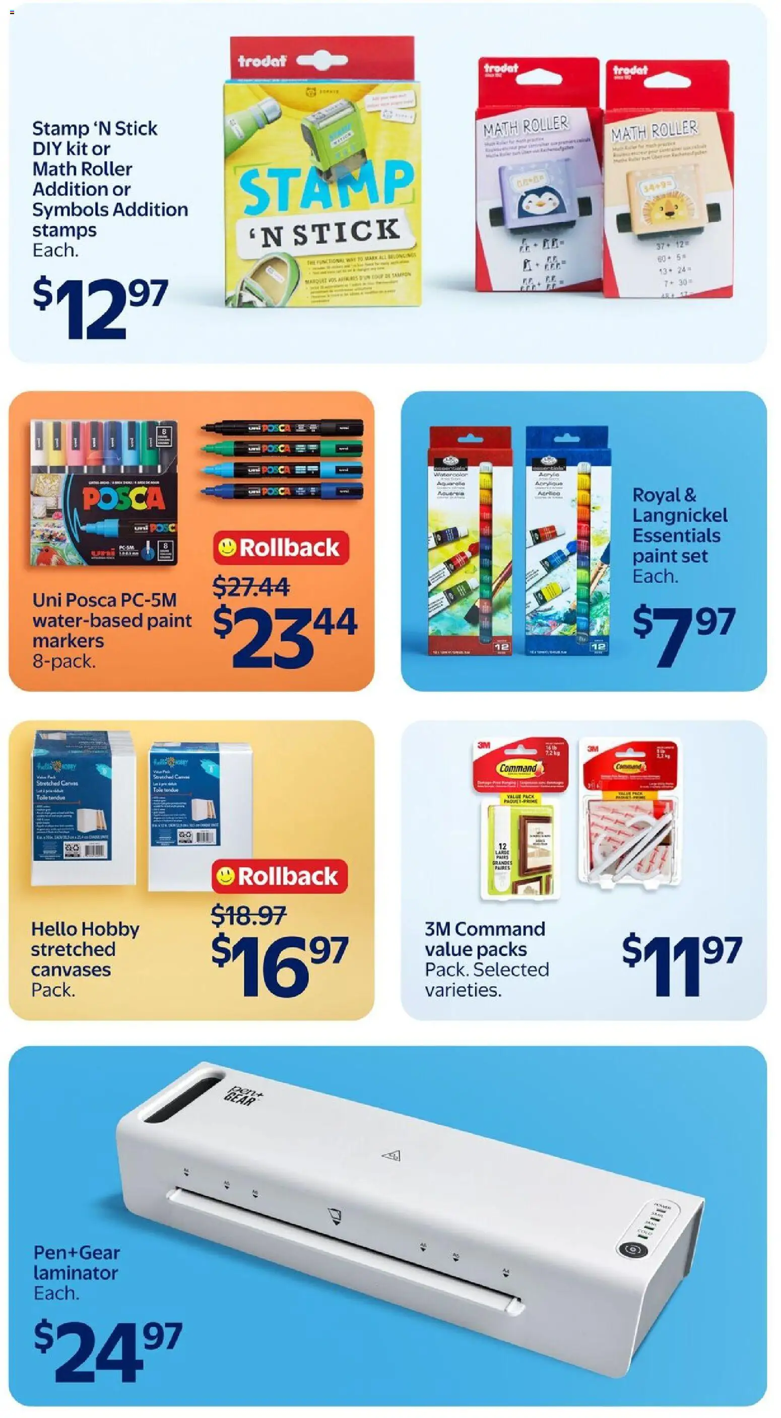 Walmart flyer valid from Aug 13, 2026 | Page: 20 | Products: Laminator