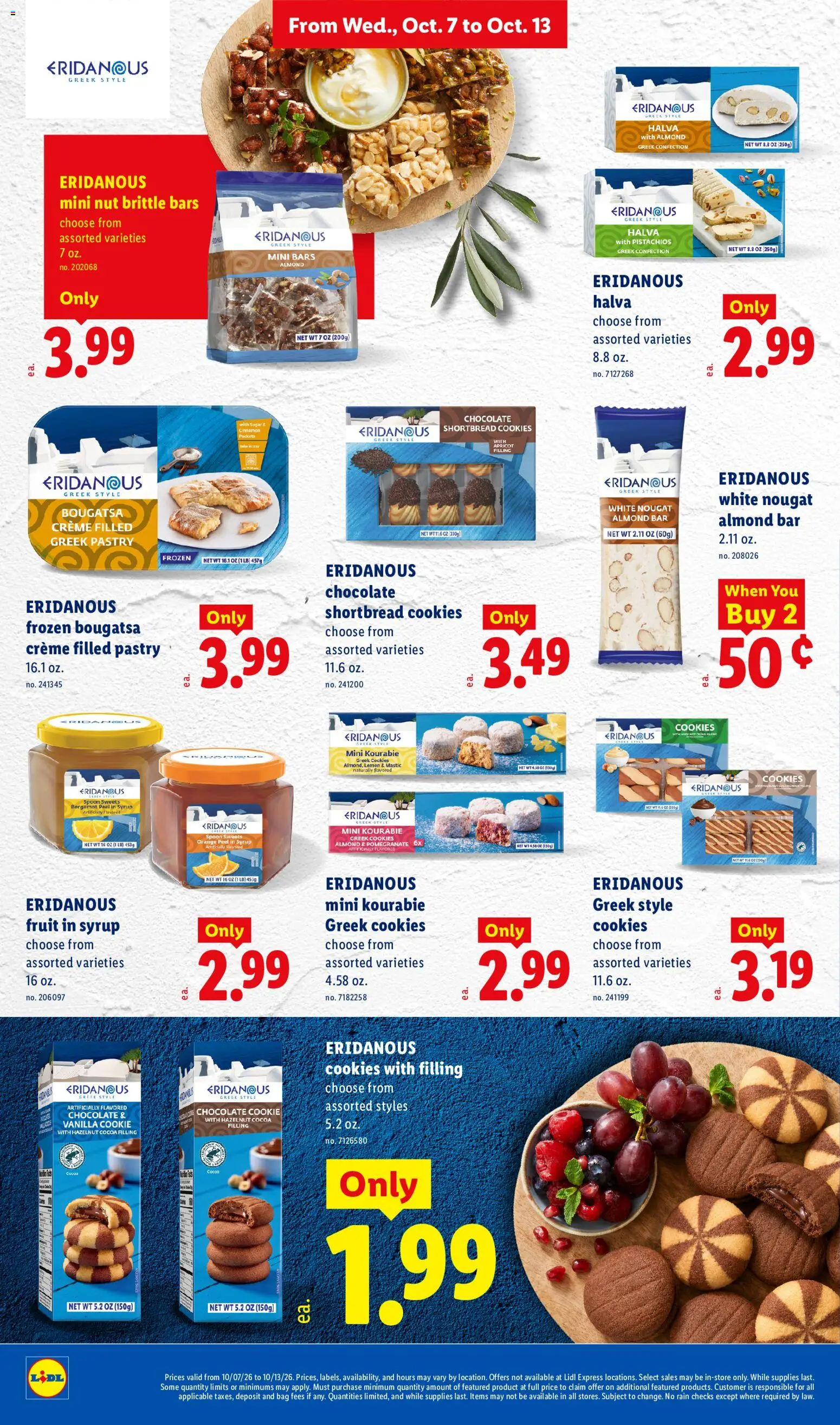 Lidl Weekly Ad - valid from 10/07/2026 | Page: 20 | Products: Pomegranate, Syrup, Sweets, Bag