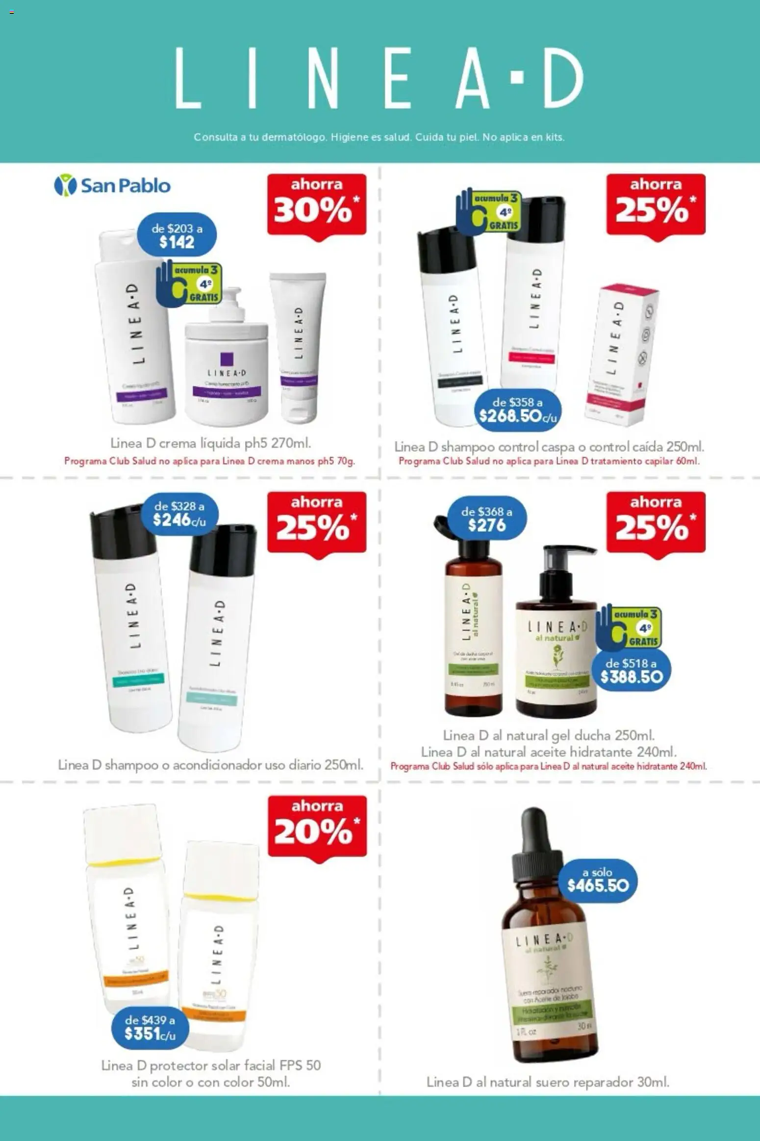 Nuevas ofertas de Farmacia San Pablo válidas en toda la República Mexicana desde el 18/10/2026. ¡Encuentra las mejores ofertas en Farmacia San Pablo catálogo! | Página: 9