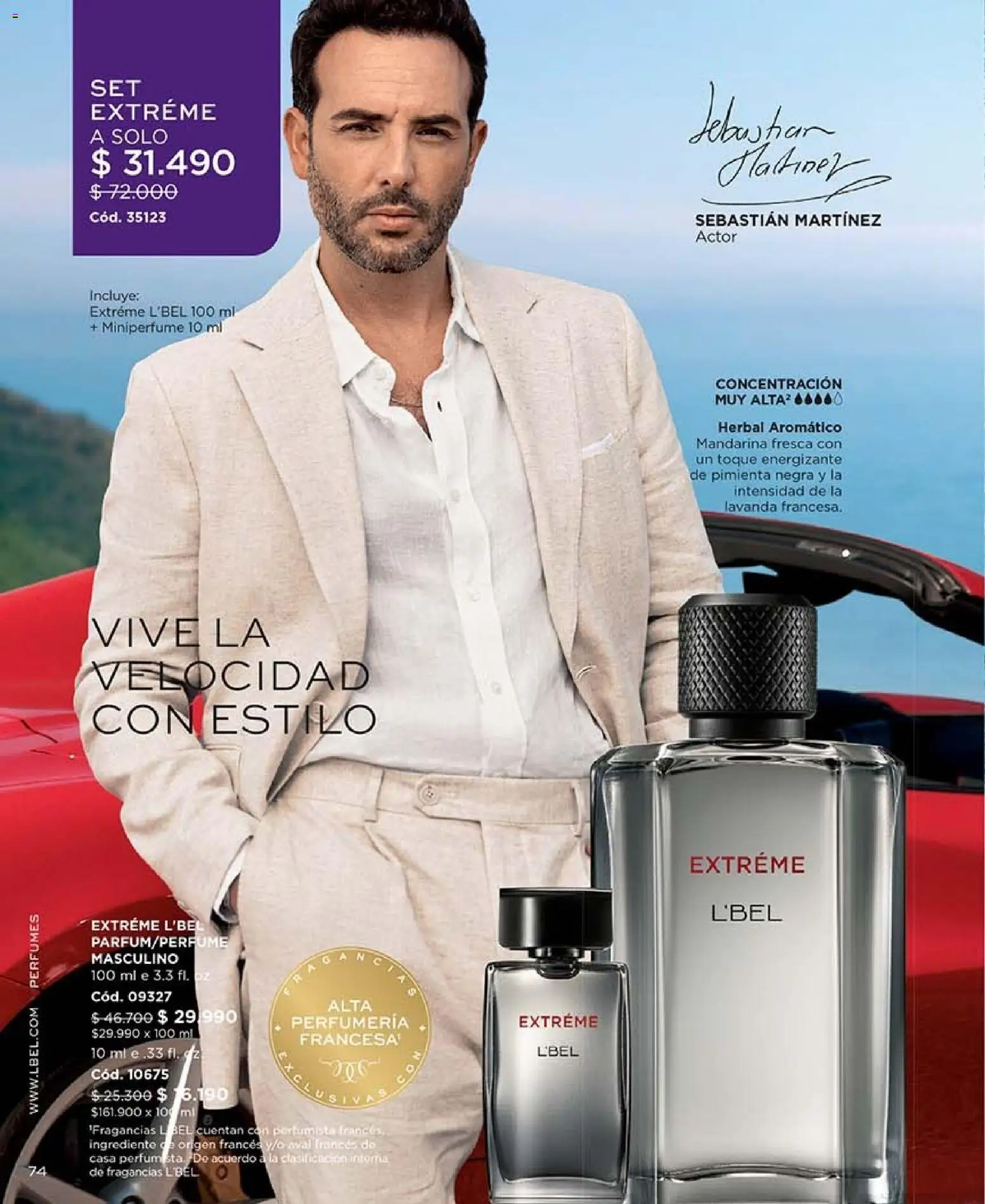 Catálogo L'Bel Campaña 16 │ válido desde el 28.09.2026 | Página: 74 | Productos: Pimienta, Perfumes