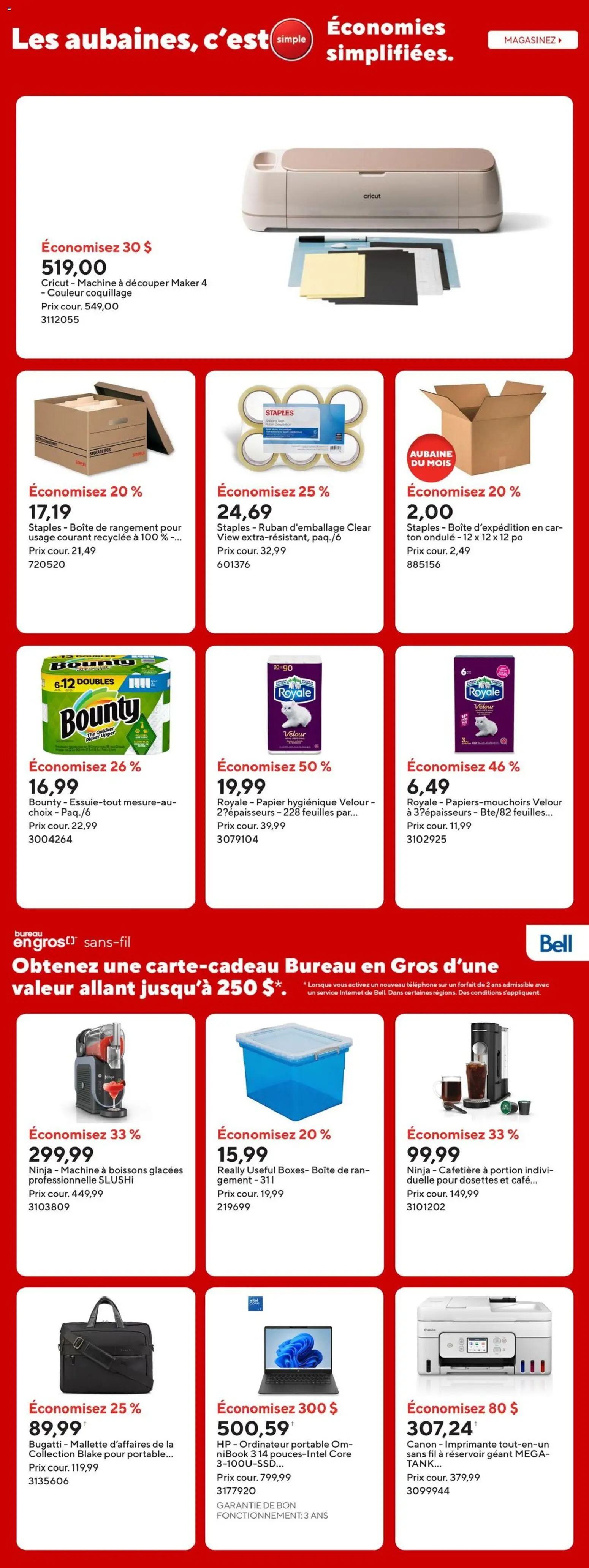 Staples flyer valid from Oct 30, 2026 | Page: 3
