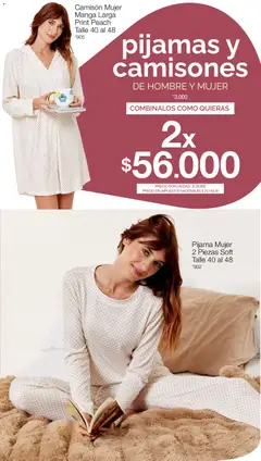 Vista previa La Anonima catálogo Especial Modo Relax válido desde el 25/06/2026 | Página: 5 | Productos: Manga, Camisón, Pijama