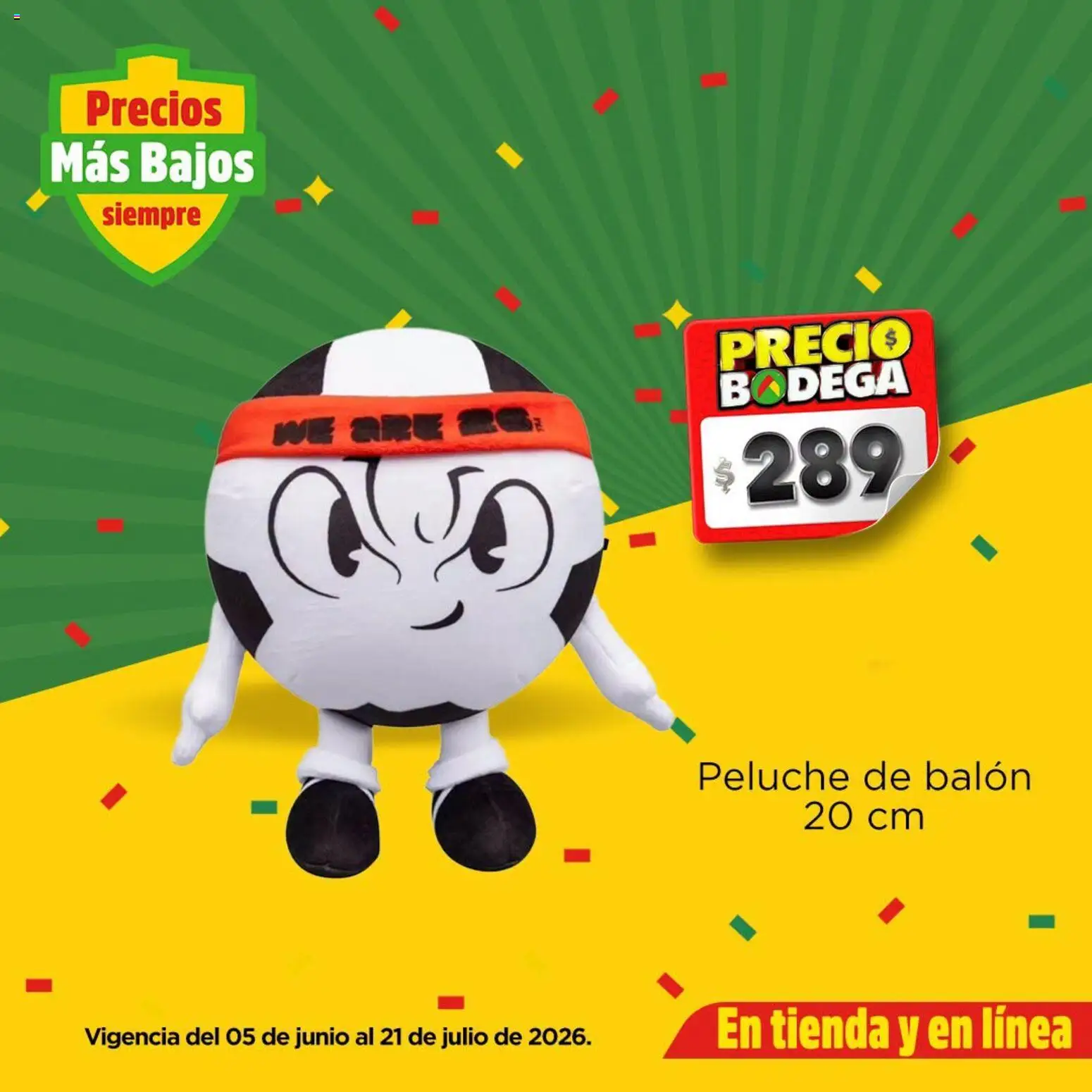 Nuevas ofertas de Bodega Aurrerá válidas en toda la República Mexicana desde el 05/07/2026. ¡Encuentra las mejores ofertas en Bodega Aurrerá folleto Más ahorro para disfrutar cada partido! | Página: 3