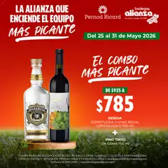 Vista previa de Bodegas Alianza catálogo La Alianza que enciende el equipo más picante, nuevo folleto de la tienda, válido en México a partir del 25.05.2026 | Página: 6 | Productos: Vino