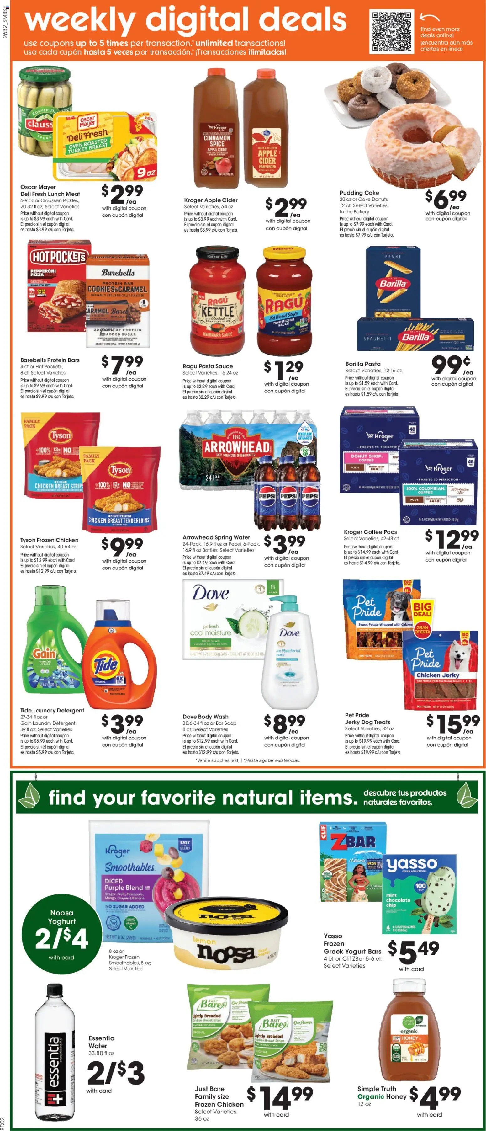 Smith's Weekly Ad - valid from 09/09/2026 | Page: 4 | Products: Yogurt, Pizza, Detergent, Cake