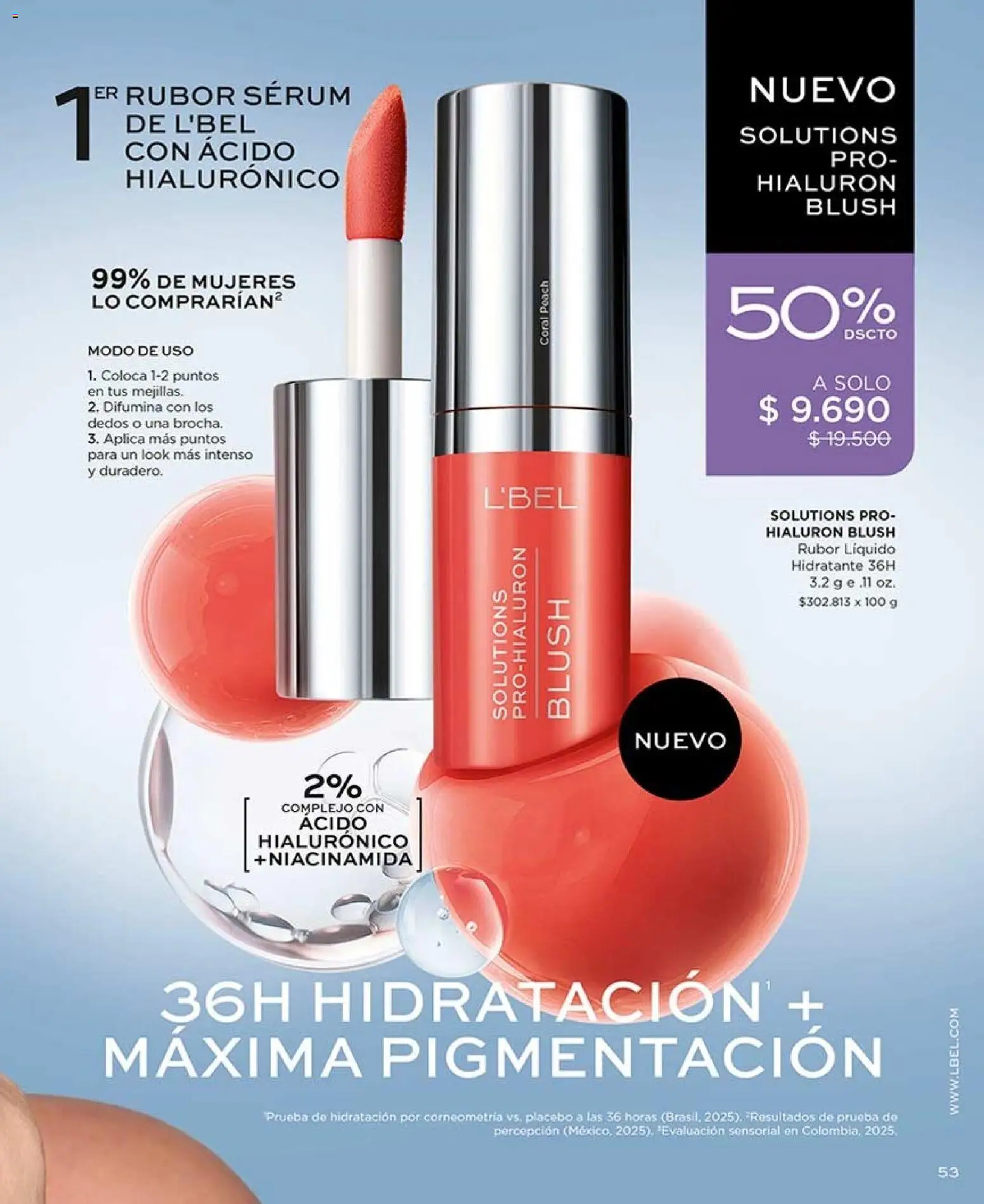 Catálogo L'Bel Campaña 13 │ válido desde el 26.07.2026 | Página: 53 | Productos: Rubor, Serum