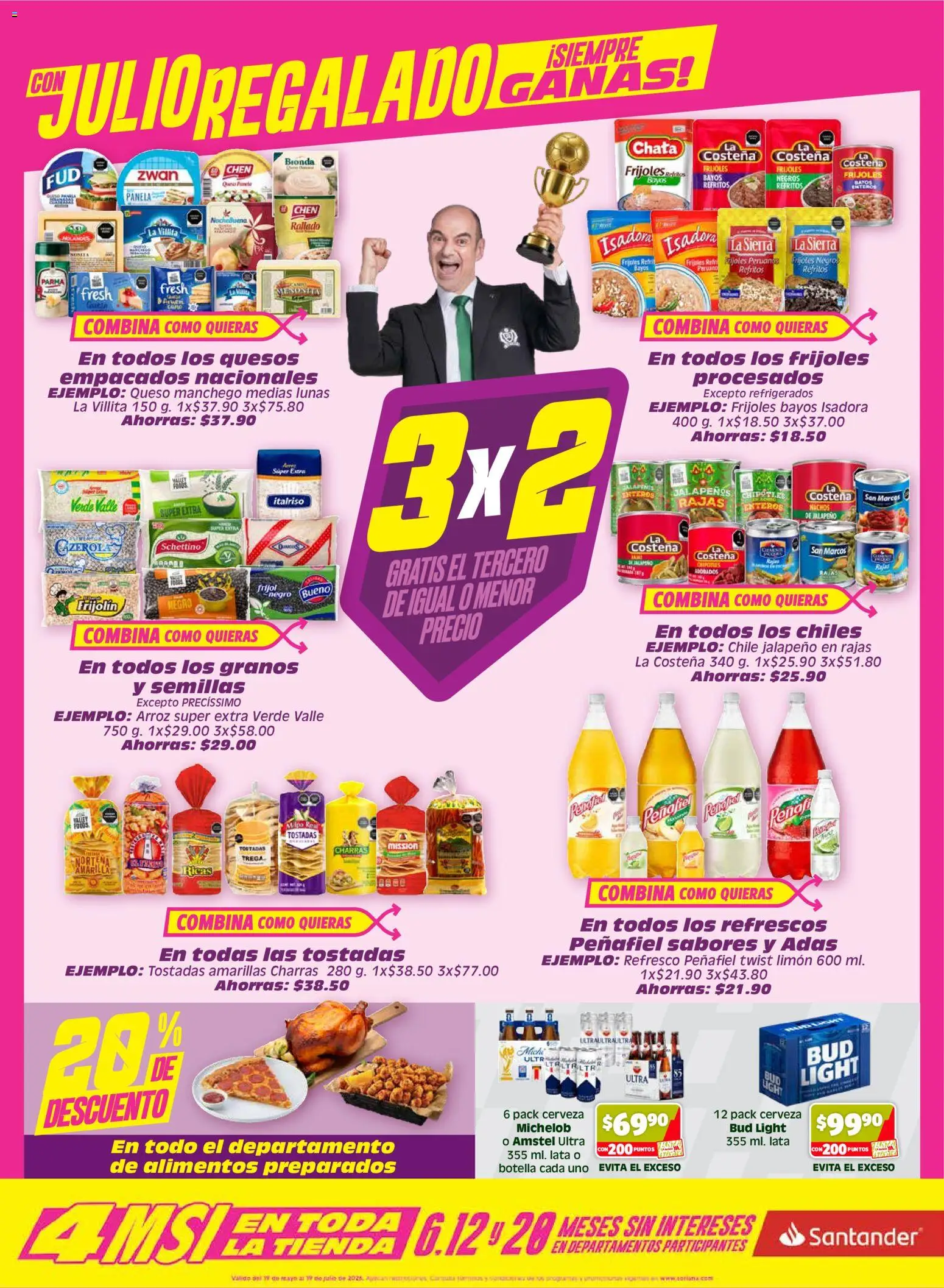 Nuevas ofertas de Soriana válidas en toda la República Mexicana desde el 12/06/2026. ¡Encuentra las mejores ofertas en Soriana Julio Regalado Híper Nacional! | Página: 3