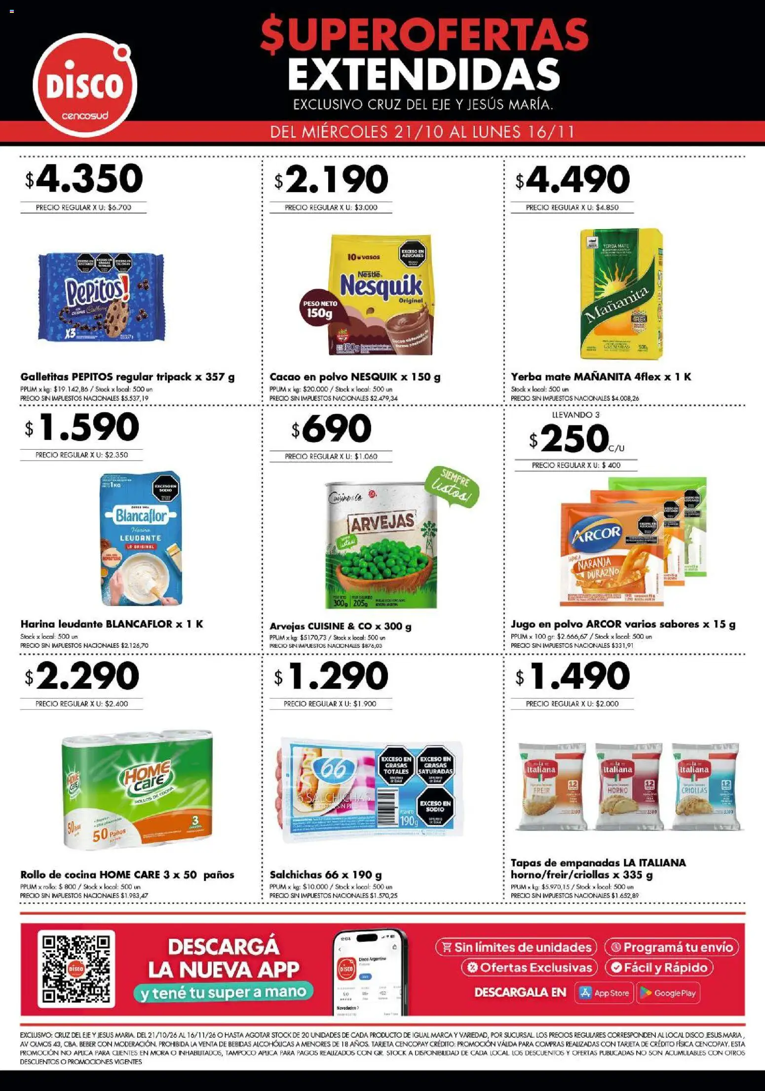 Disco - Superofertas Extendidas │ válido desde el 21/10/2026 | Página: 7