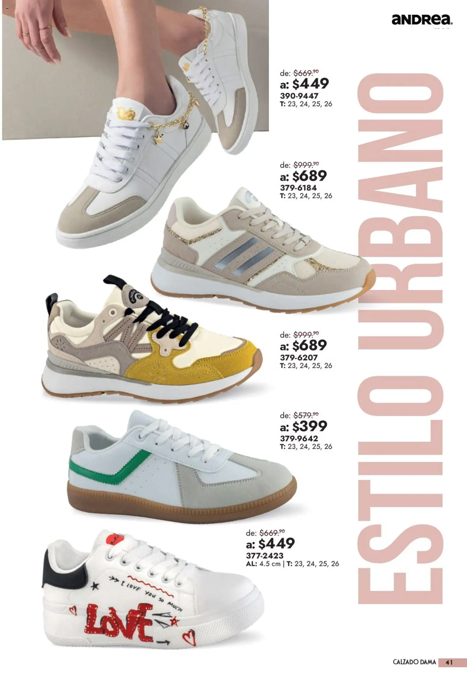 Nuevas ofertas de Andrea válidas en toda la República Mexicana desde el 13/09/2026. ¡Encuentra las mejores ofertas en Andrea catálogo Outlet! | Página: 41