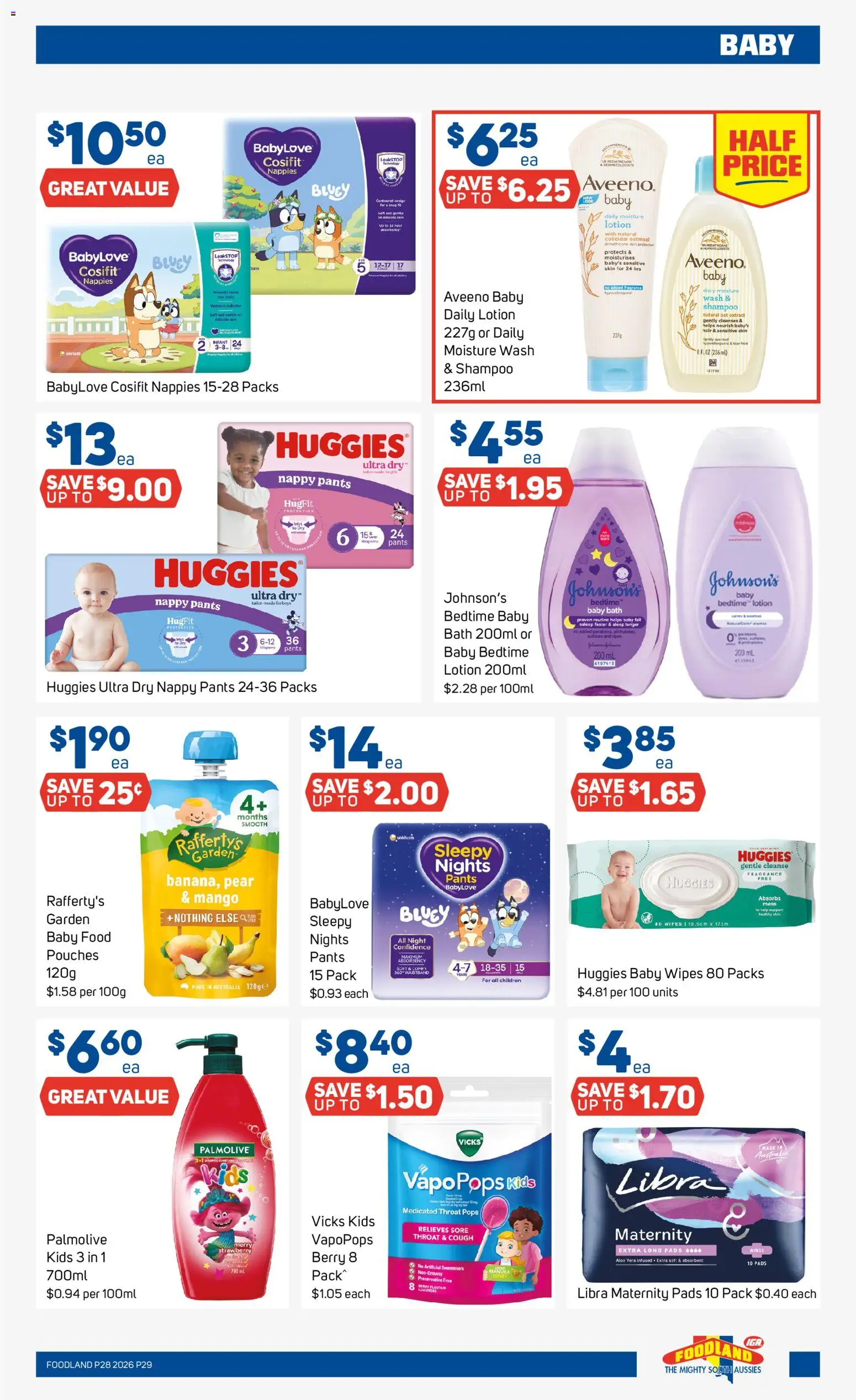 Foodland catalogue - valid from 08/07/2026 | Page: 29 | Products: Fragrance, Baby food, Mango, Sensitive skin