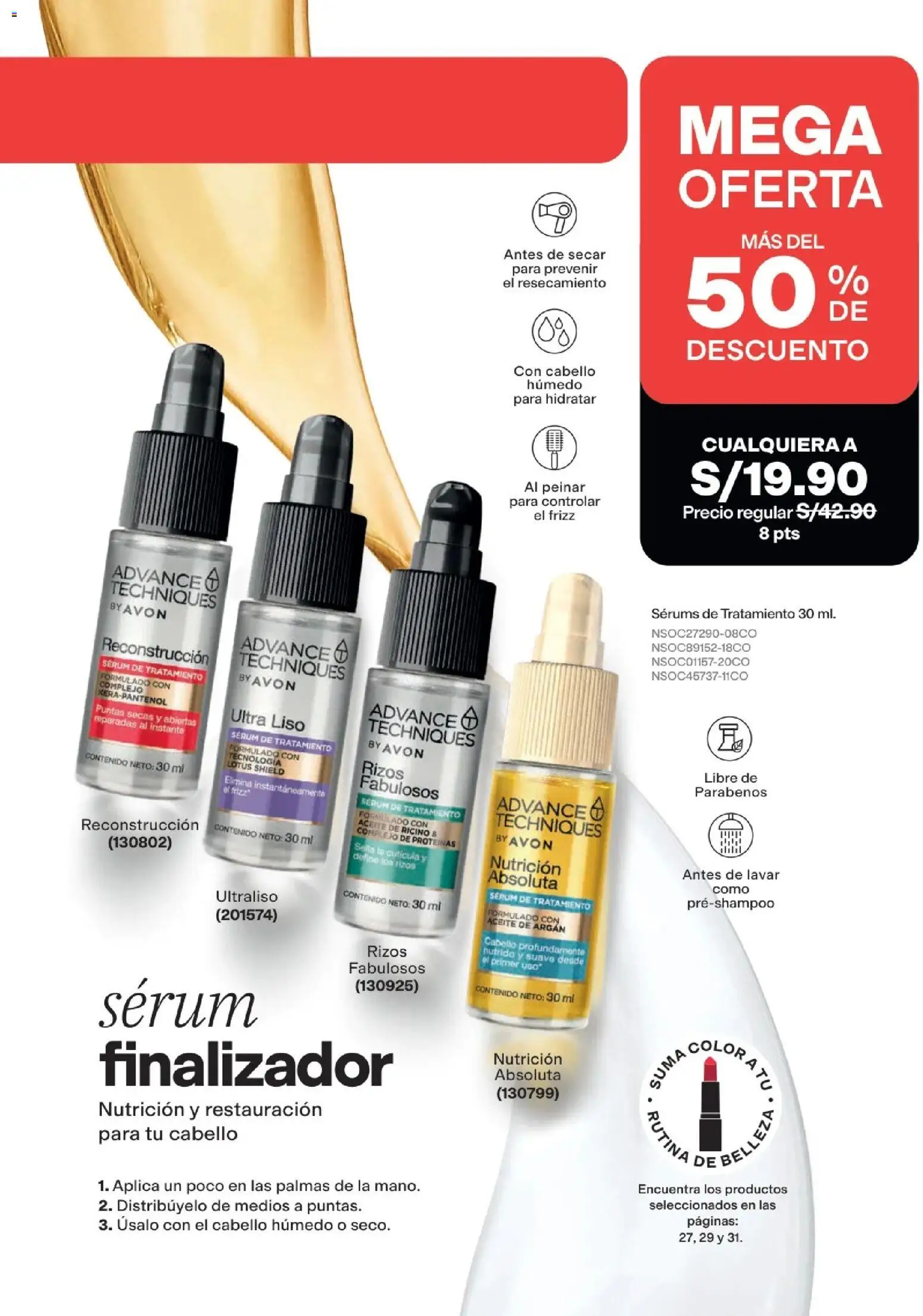 Catálogo Avon válido desde 22/07/2026 | Página: 166 | Productos: Aceite