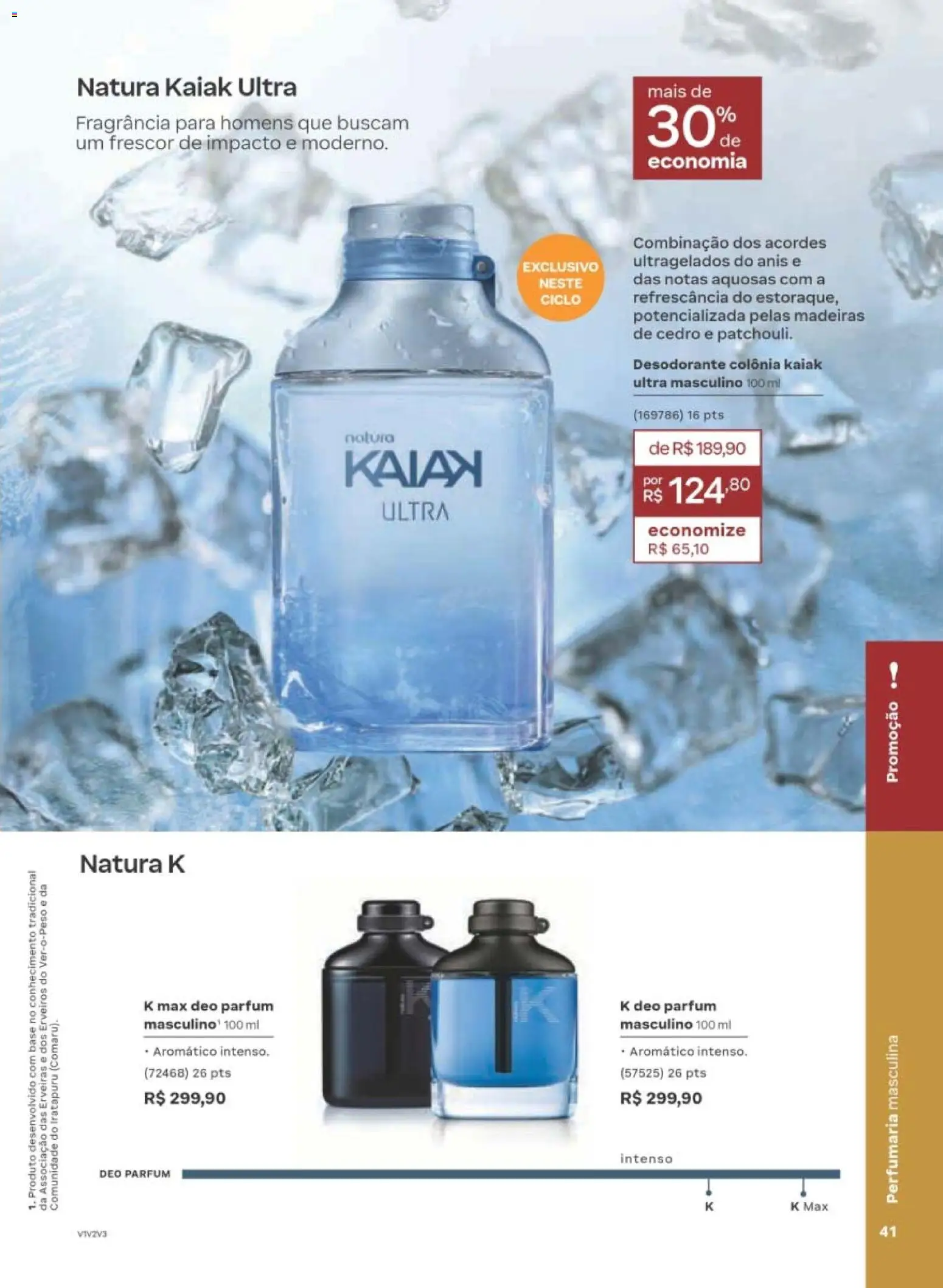 Natura Folheto - válido de 29/06/2026 | Página: 41 | Produtos: Fragrância, Madeiras, Desodorante, Base