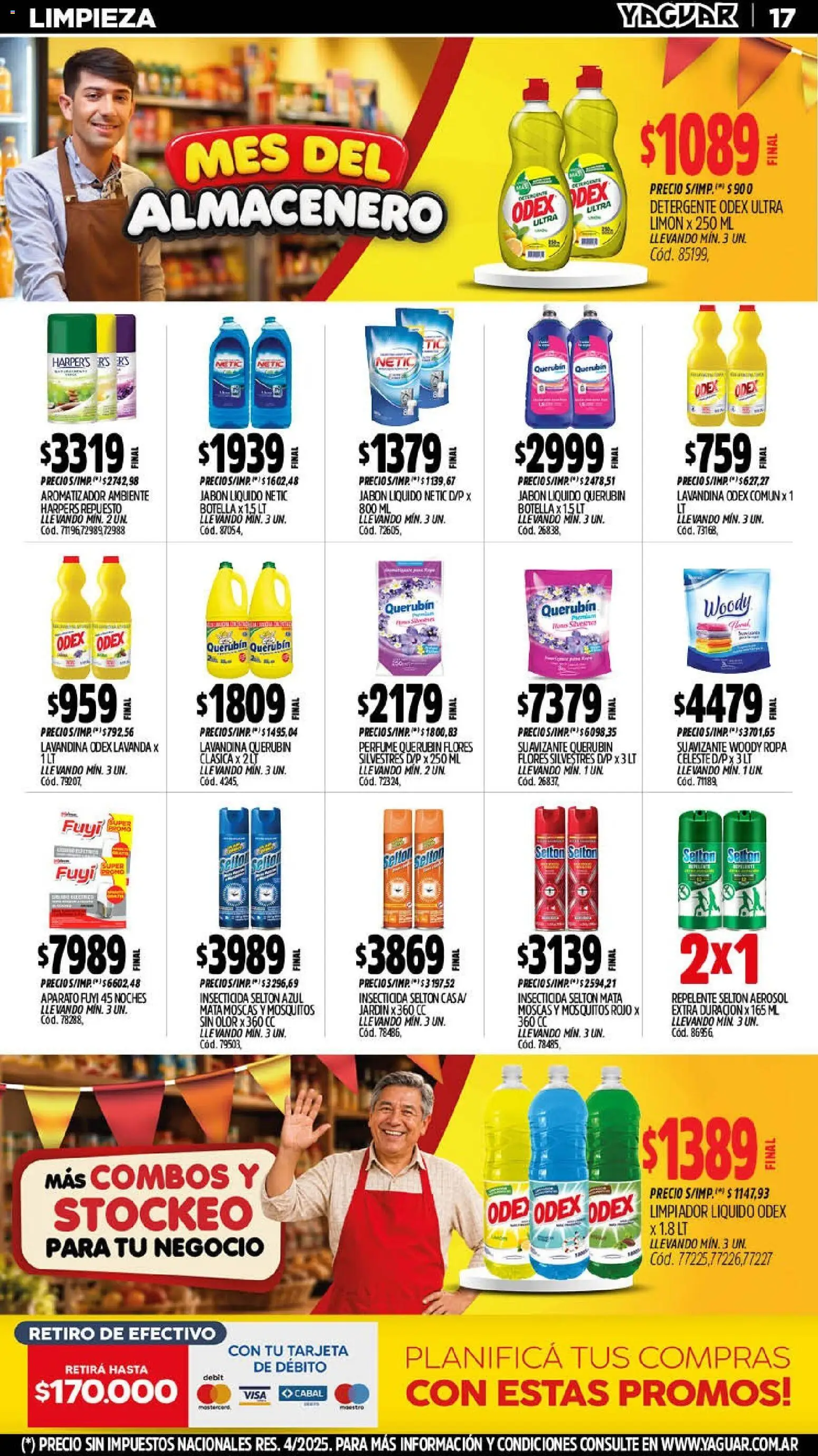Yaguar - Oferta Semanal General Roca │ válido desde el 07/09/2026 | Página: 17 | Productos: Repelente, Aromatizador, Flores, Perfume