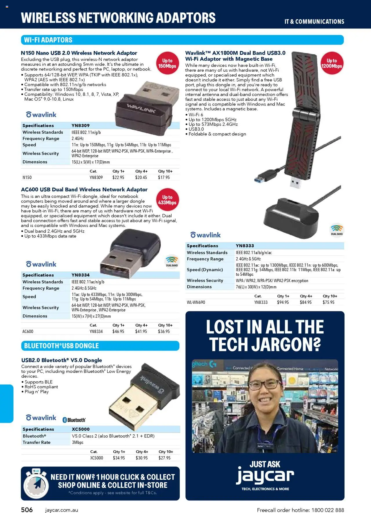 Jaycar catalogue - valid from 09/07/2025 | Page: 506 | Products: Antenna, Notebook, Nano, Usb